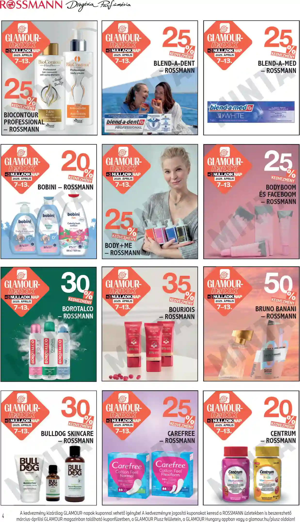 Rossmann akciós újság 15. hét (9 oldal)