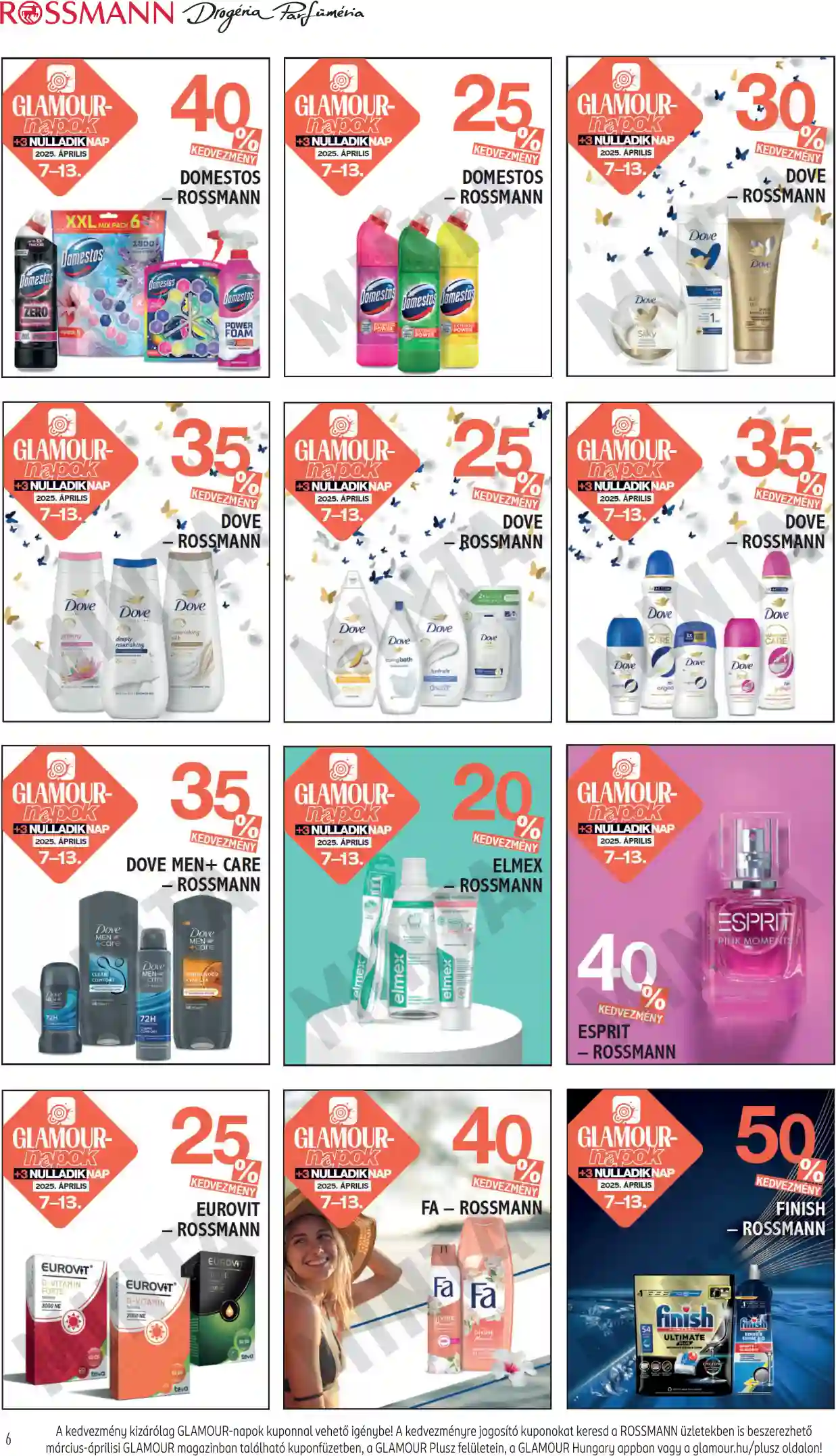 Rossmann akciós újság 15. hét (11 oldal)