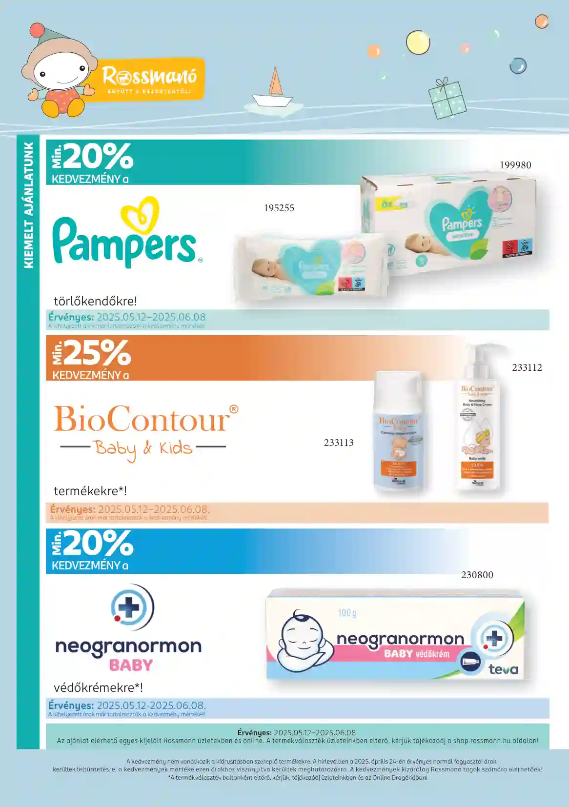 Rossmann akciós újság 20. hét (2 oldal)