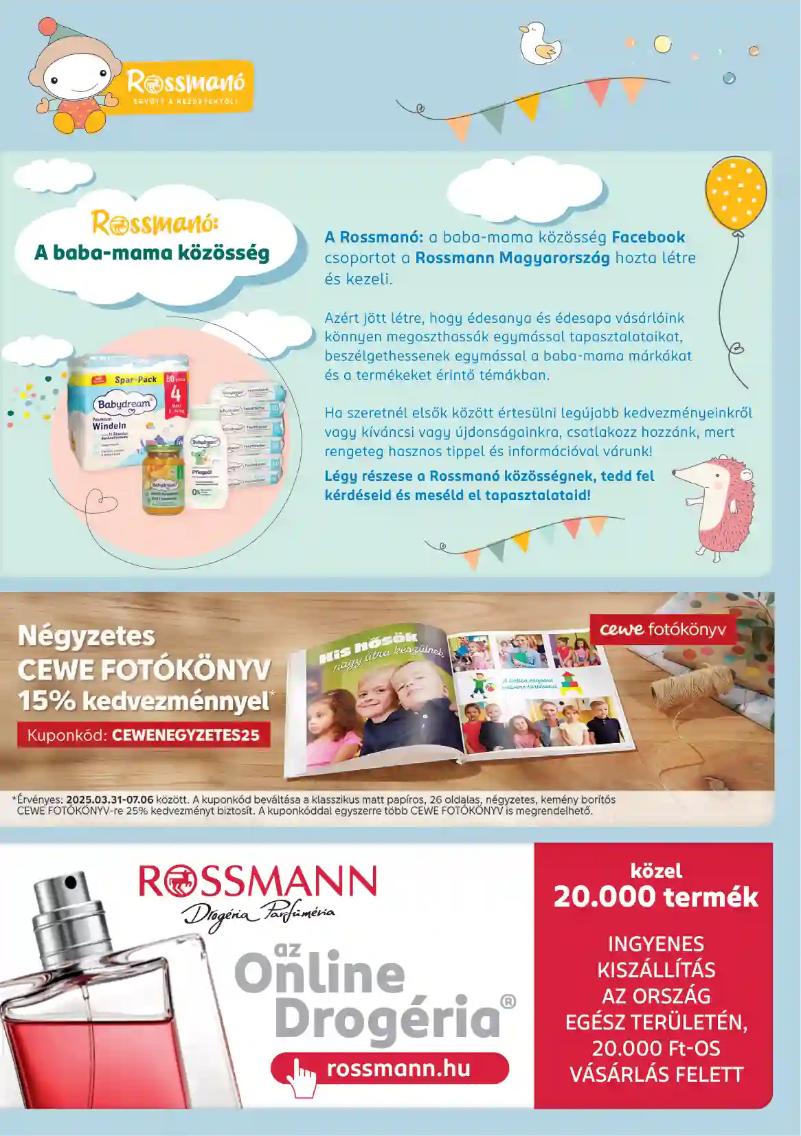 Rossmann akciós újság 20. hét (3 oldal)