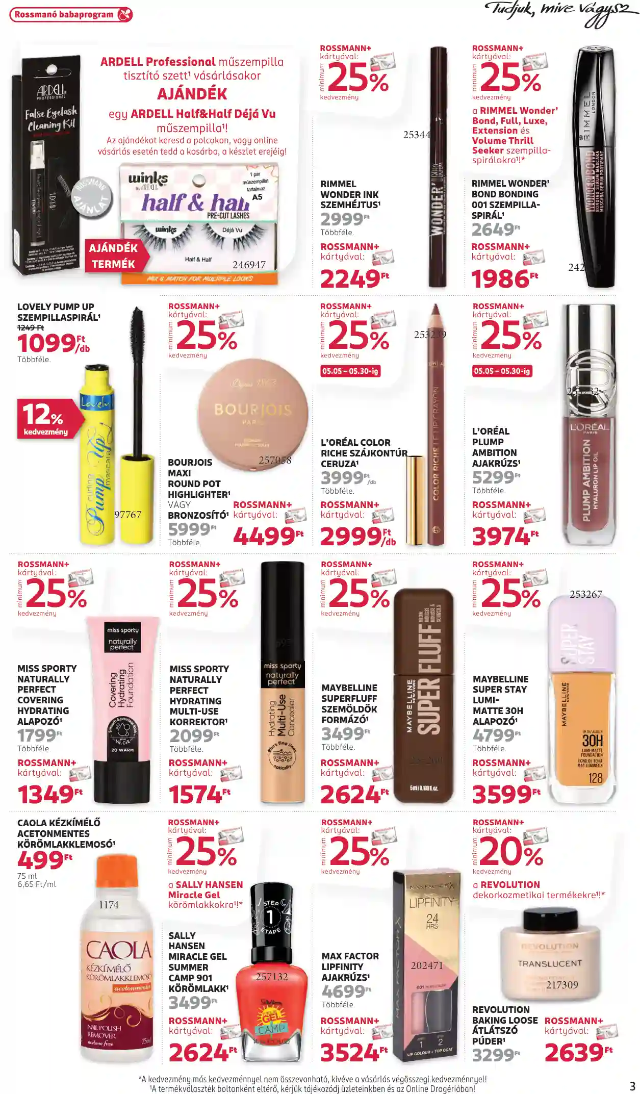 Rossmann akciós újság 21. hét (13 oldal)