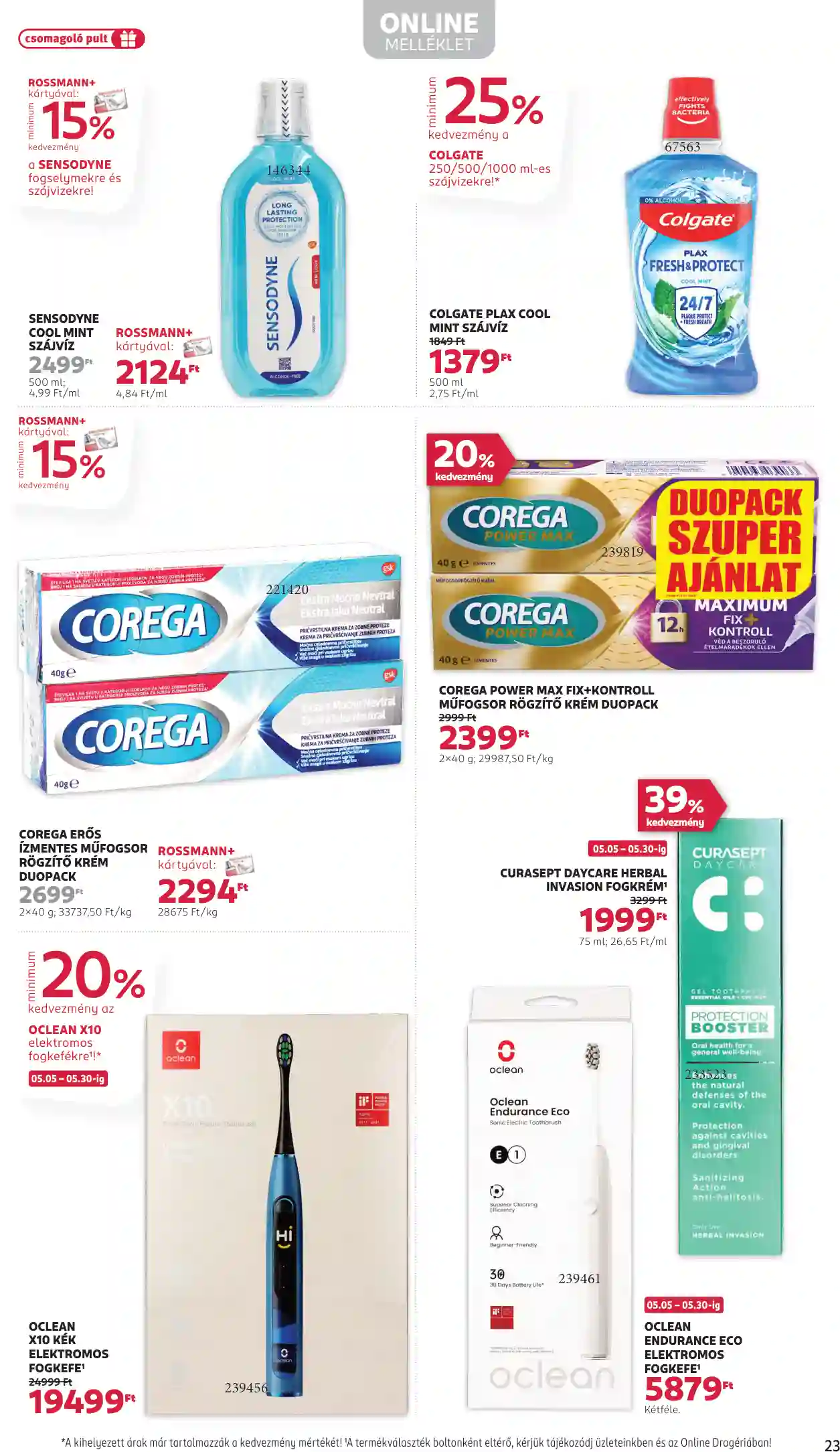 Rossmann akciós újság 21. hét (18 oldal)