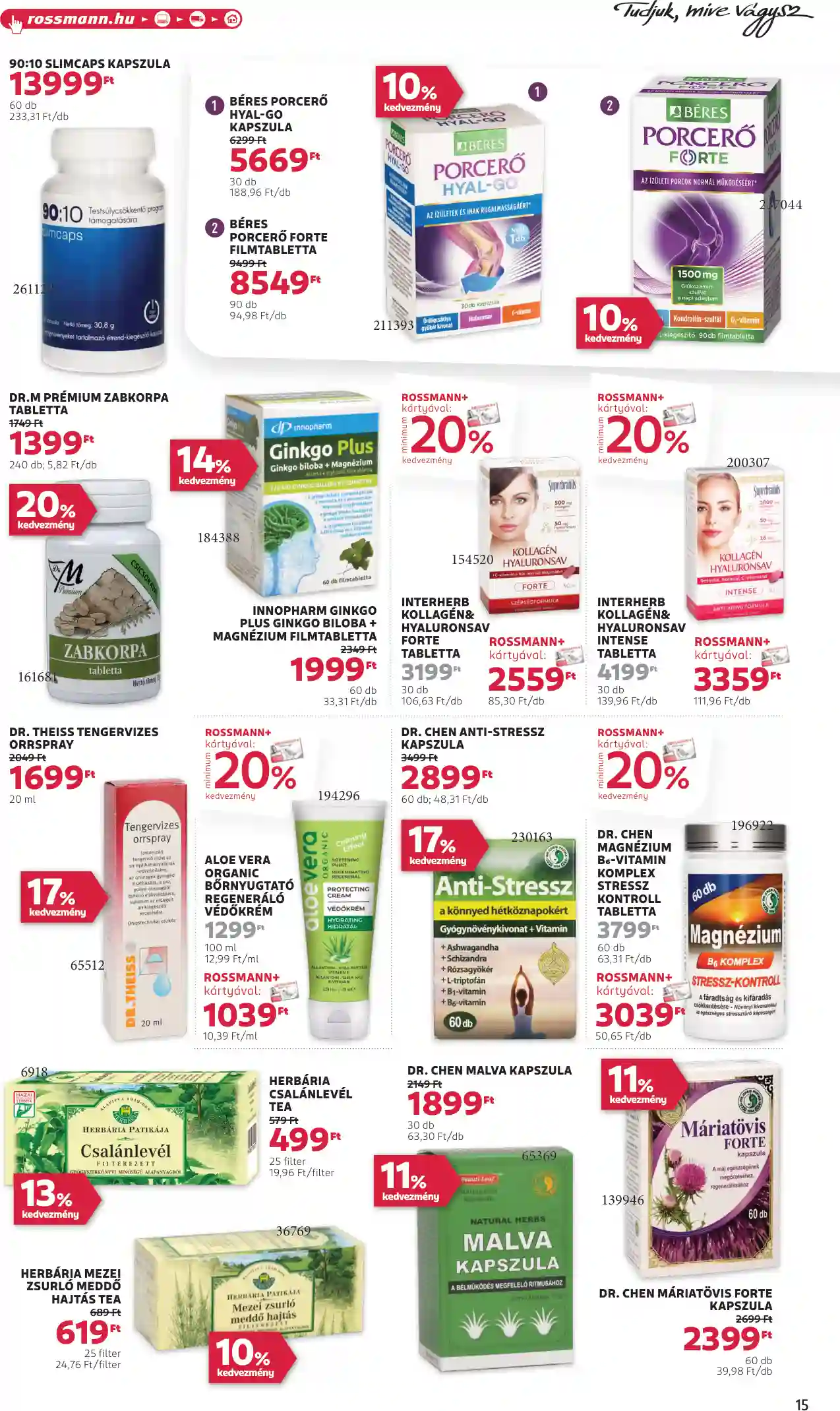 Rossmann akciós újság 23. hét (9 oldal)