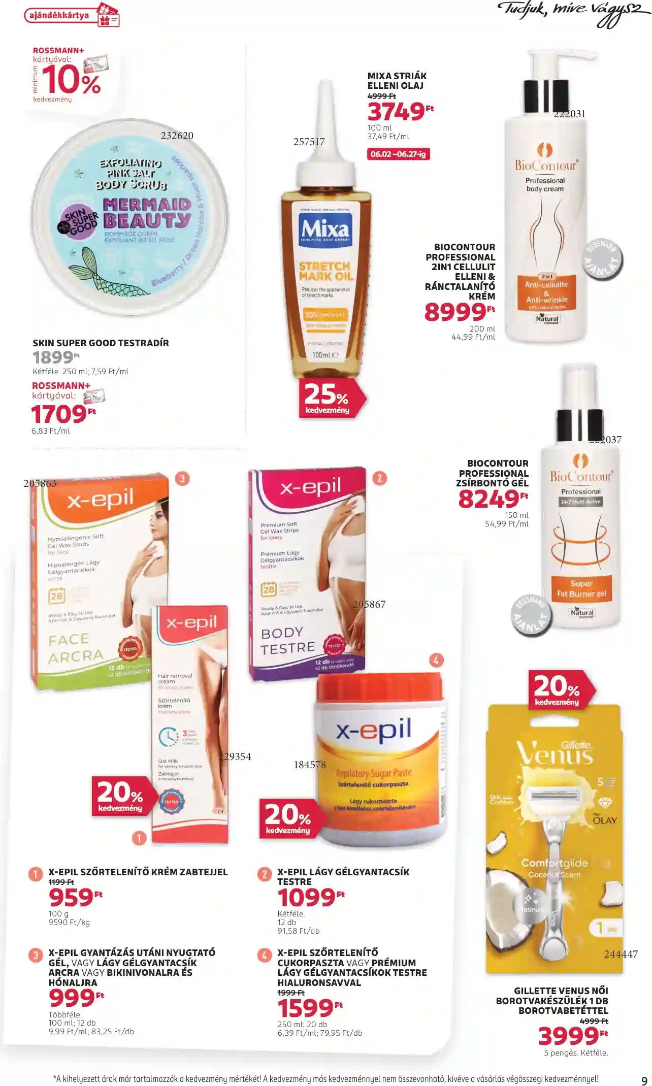 Rossmann akciós újság 23. hét (39 oldal)