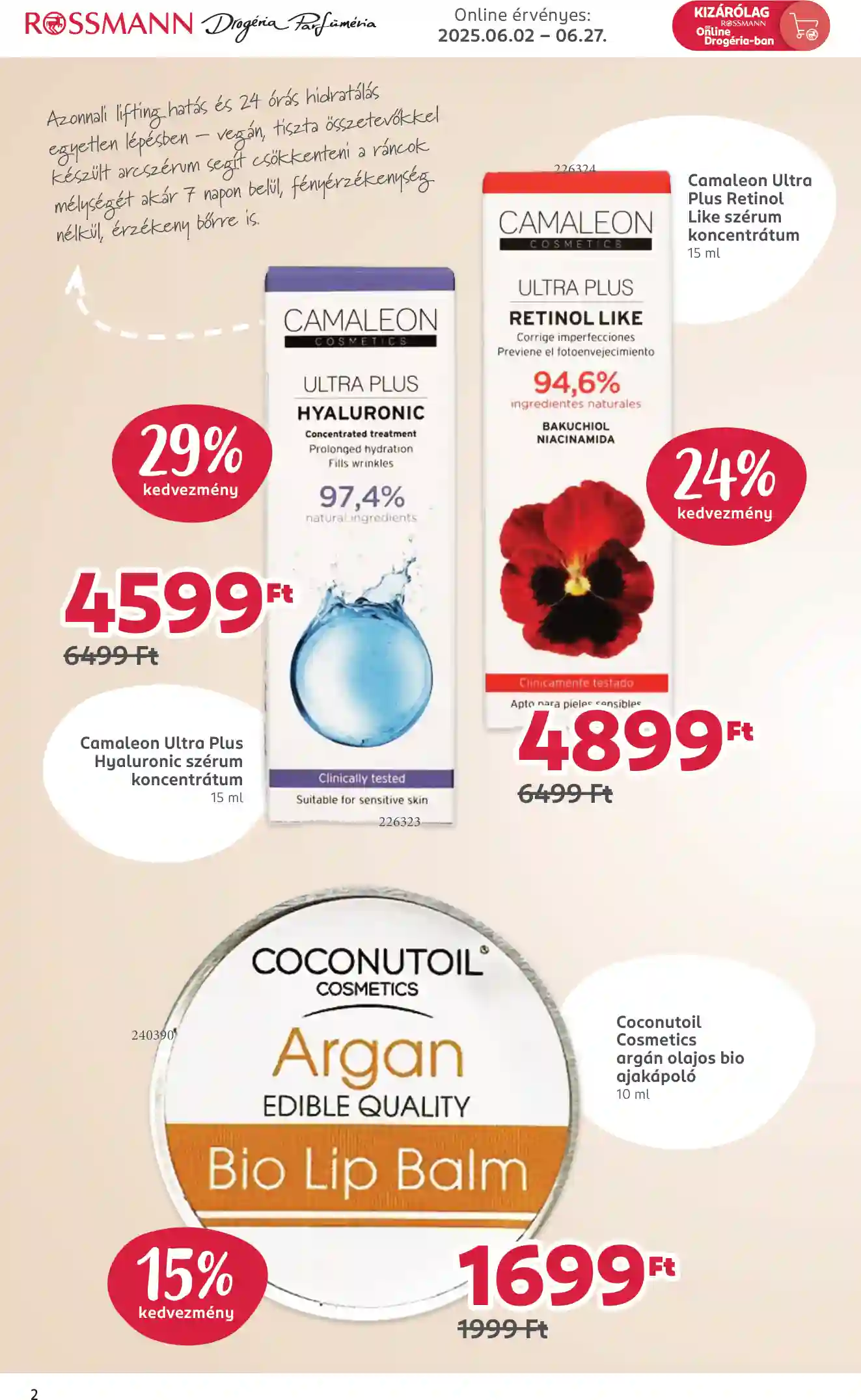 Rossmann akciós újság 23. hét (2 oldal)