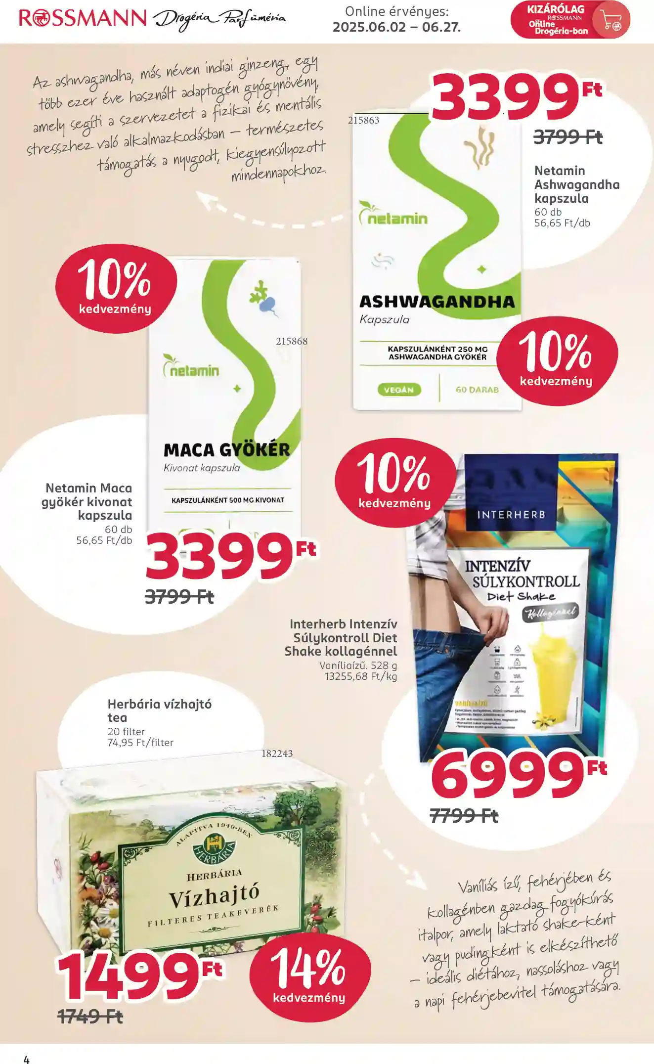 Rossmann akciós újság 23. hét (4 oldal)