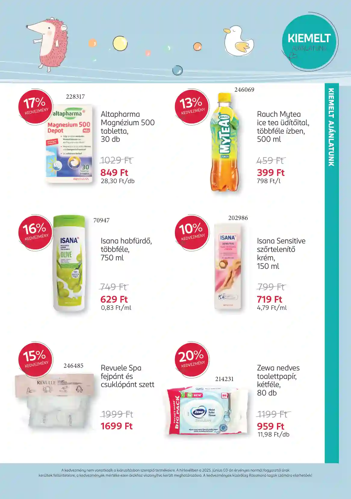 Rossmann akciós újság 24. hét (5 oldal)