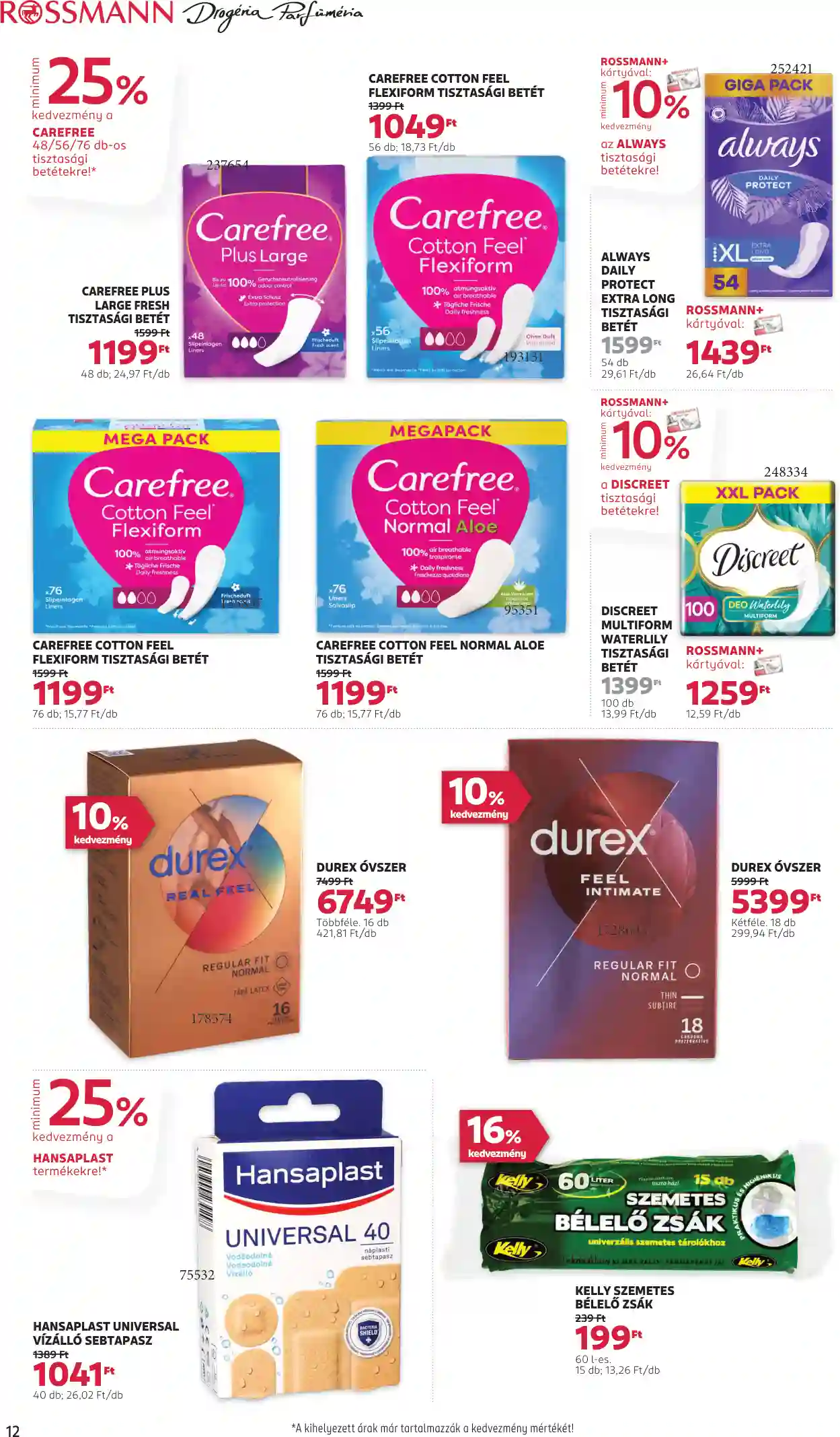 Rossmann akciós újság 25. hét (6 oldal)