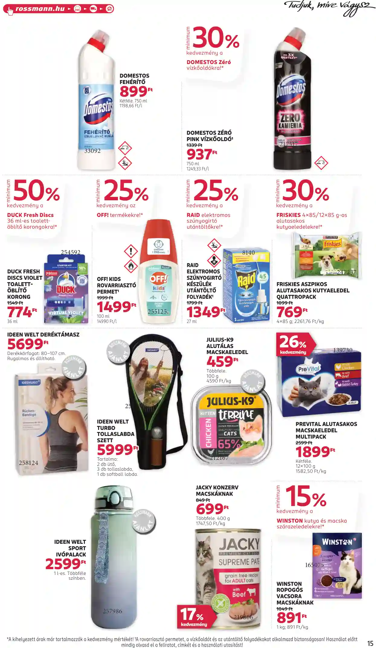 Rossmann akciós újság 25. hét (9 oldal)