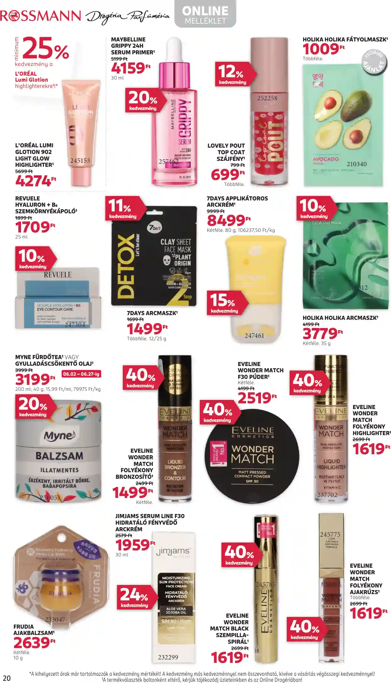 Rossmann akciós újság 25. hét (15 oldal)