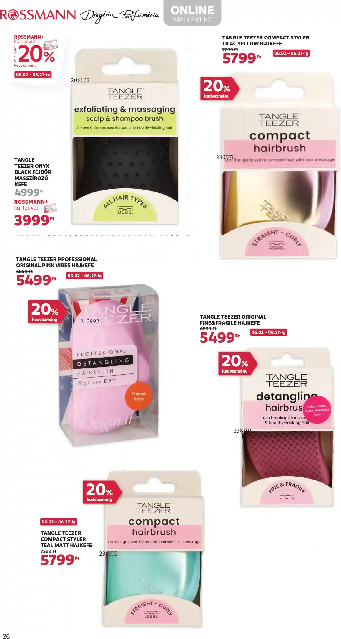 Rossmann akciós újság 25. hét (21 oldal)