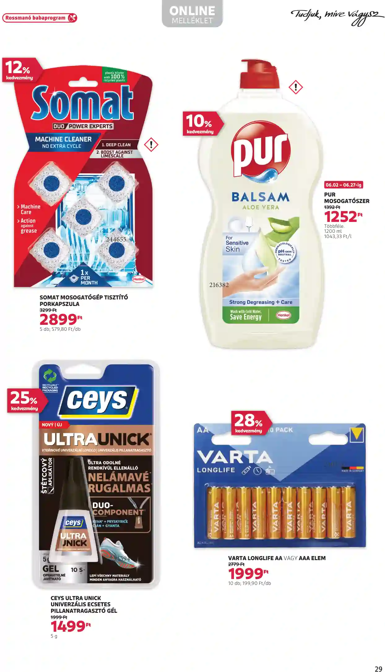 Rossmann akciós újság 25. hét (25 oldal)