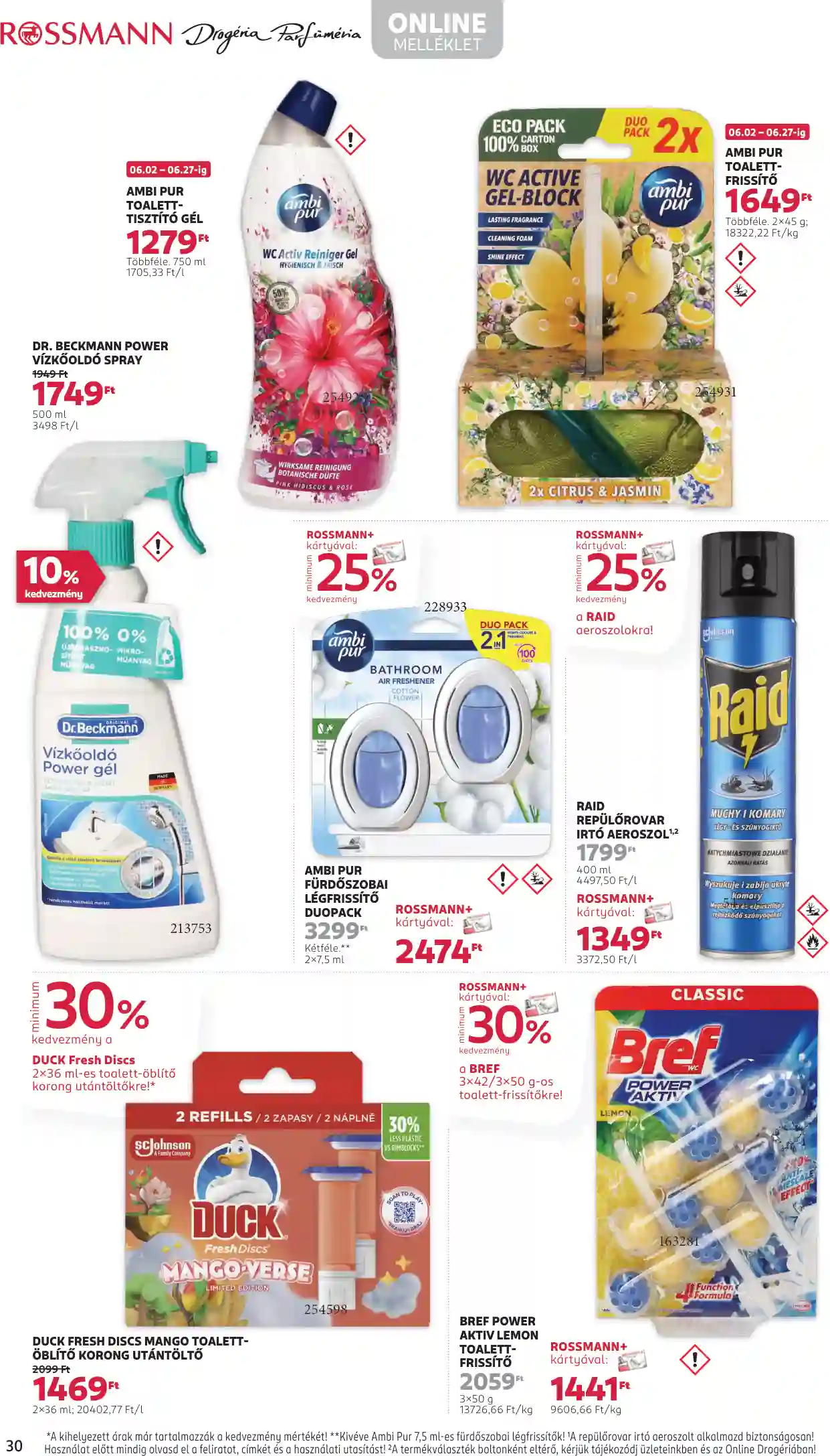 Rossmann akciós újság 25. hét (26 oldal)