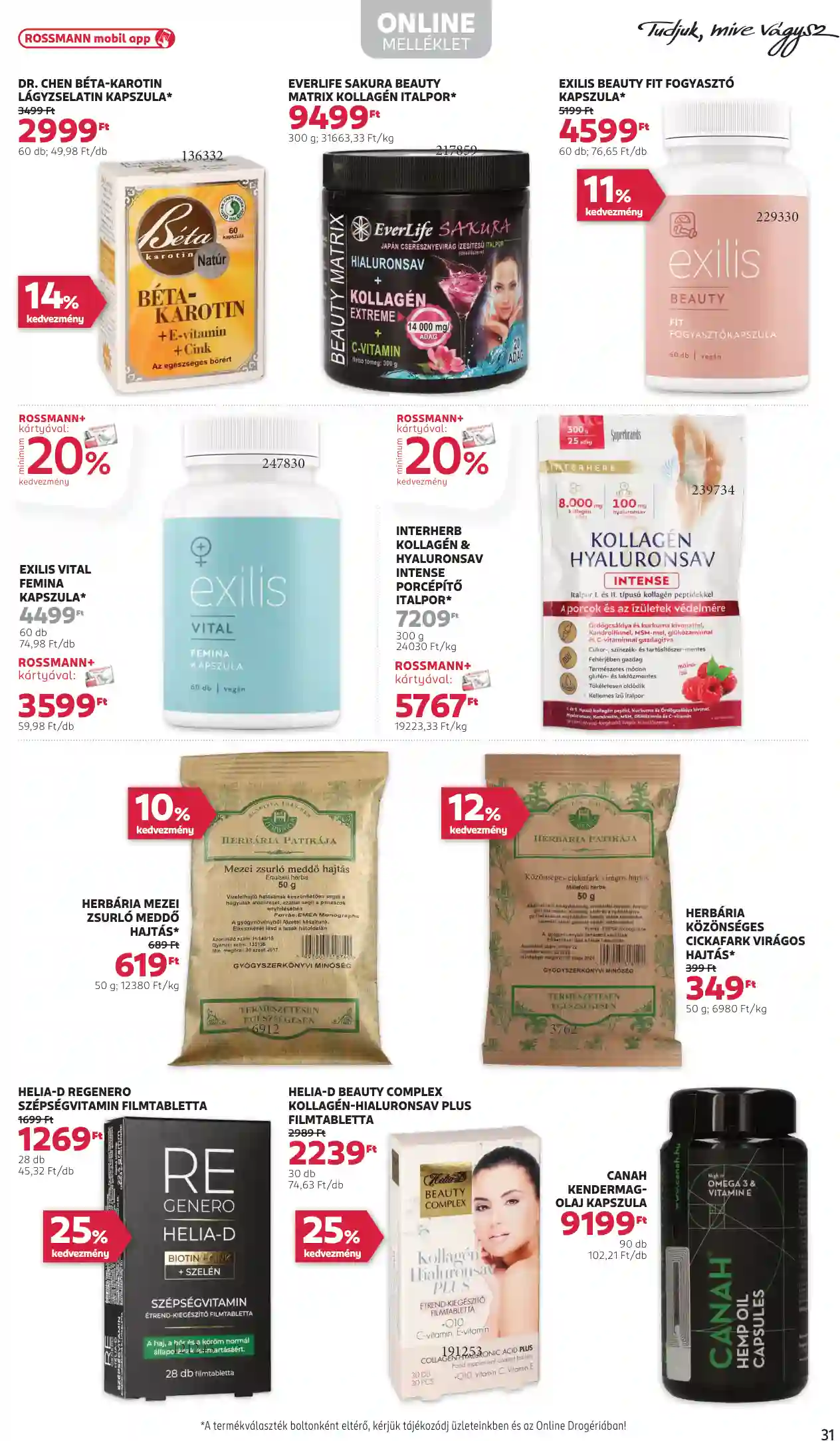 Rossmann akciós újság 25. hét (27 oldal)