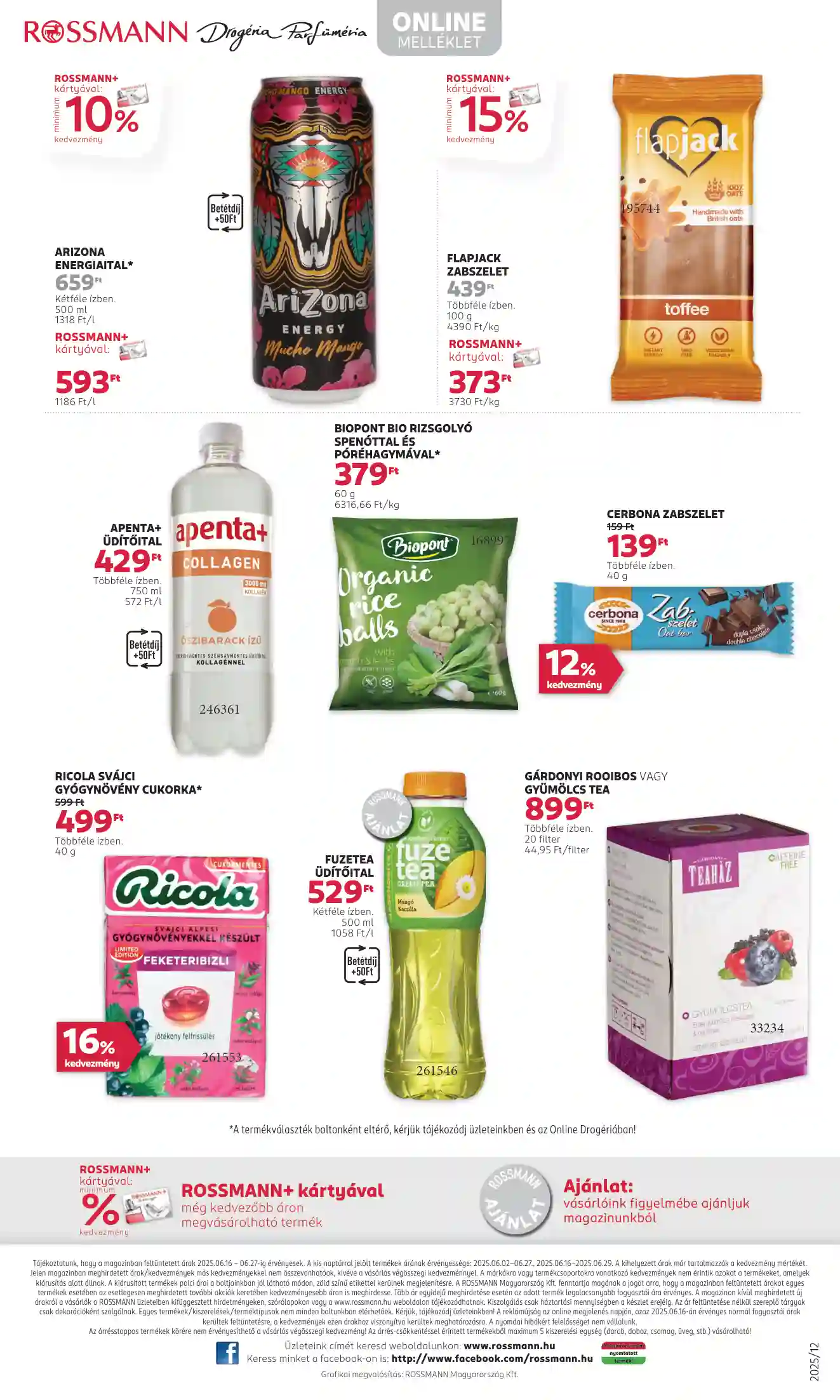 Rossmann akciós újság 25. hét (30 oldal)
