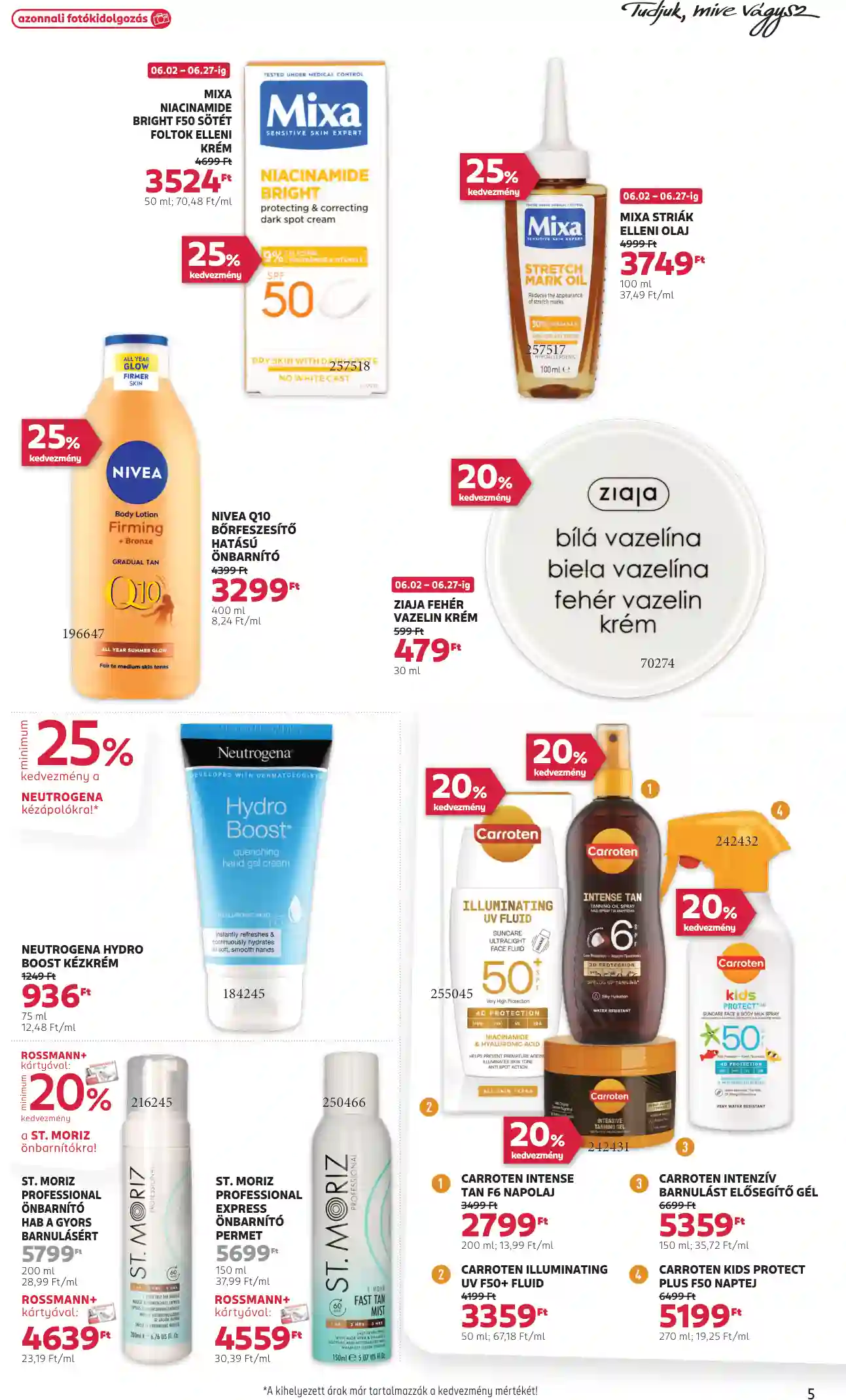 Rossmann akciós újság 25. hét (31 oldal)