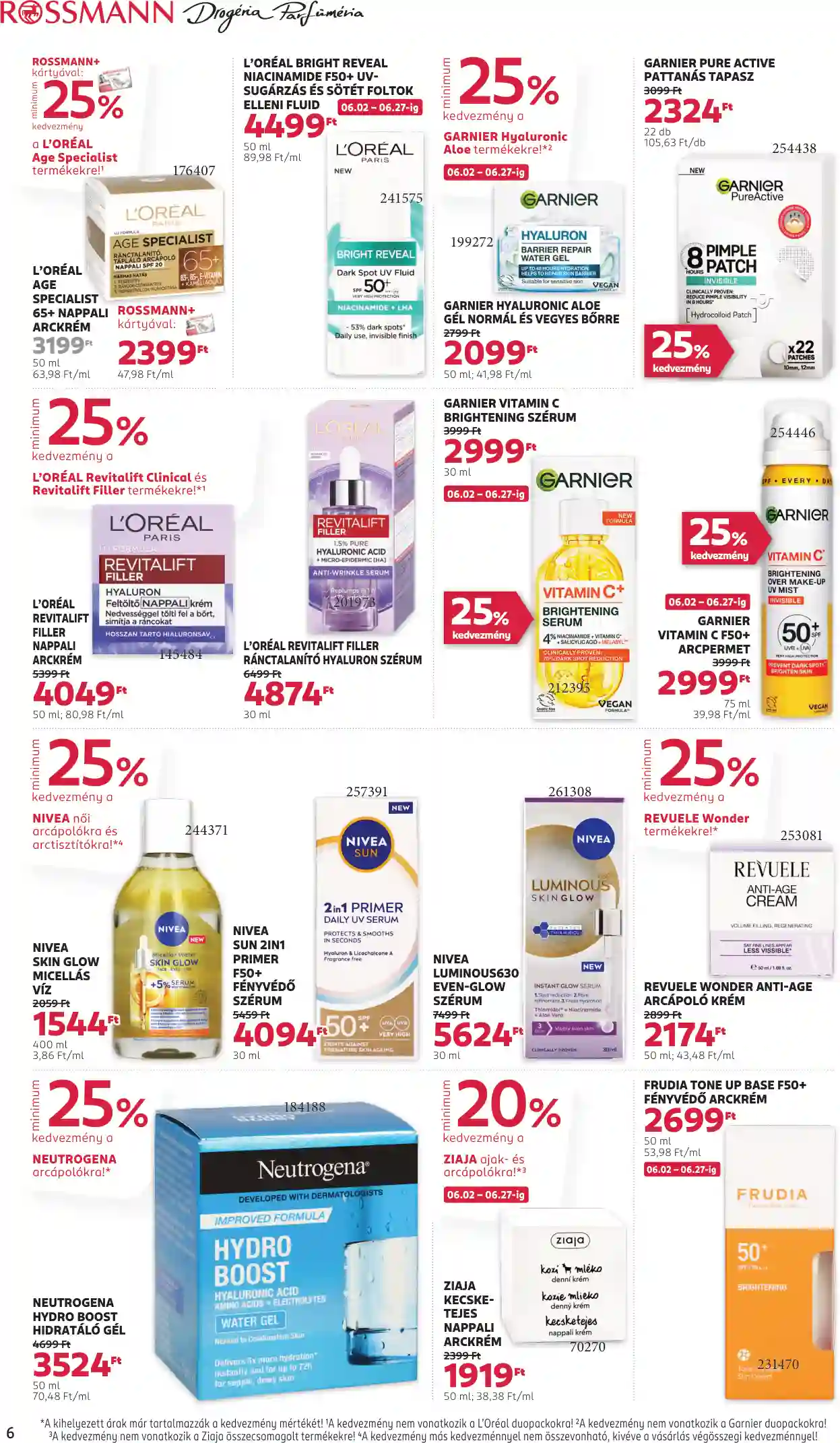 Rossmann akciós újság 25. hét (32 oldal)