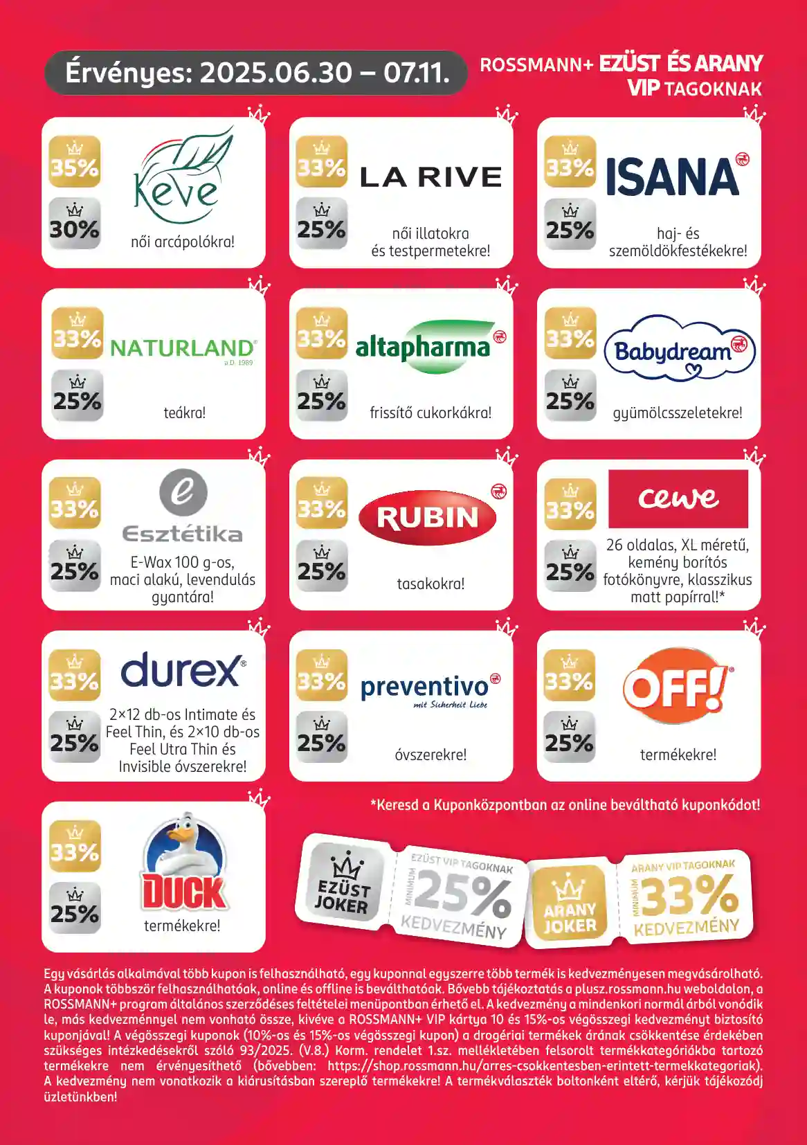 Rossmann akciós újság 27. hét (3 oldal)