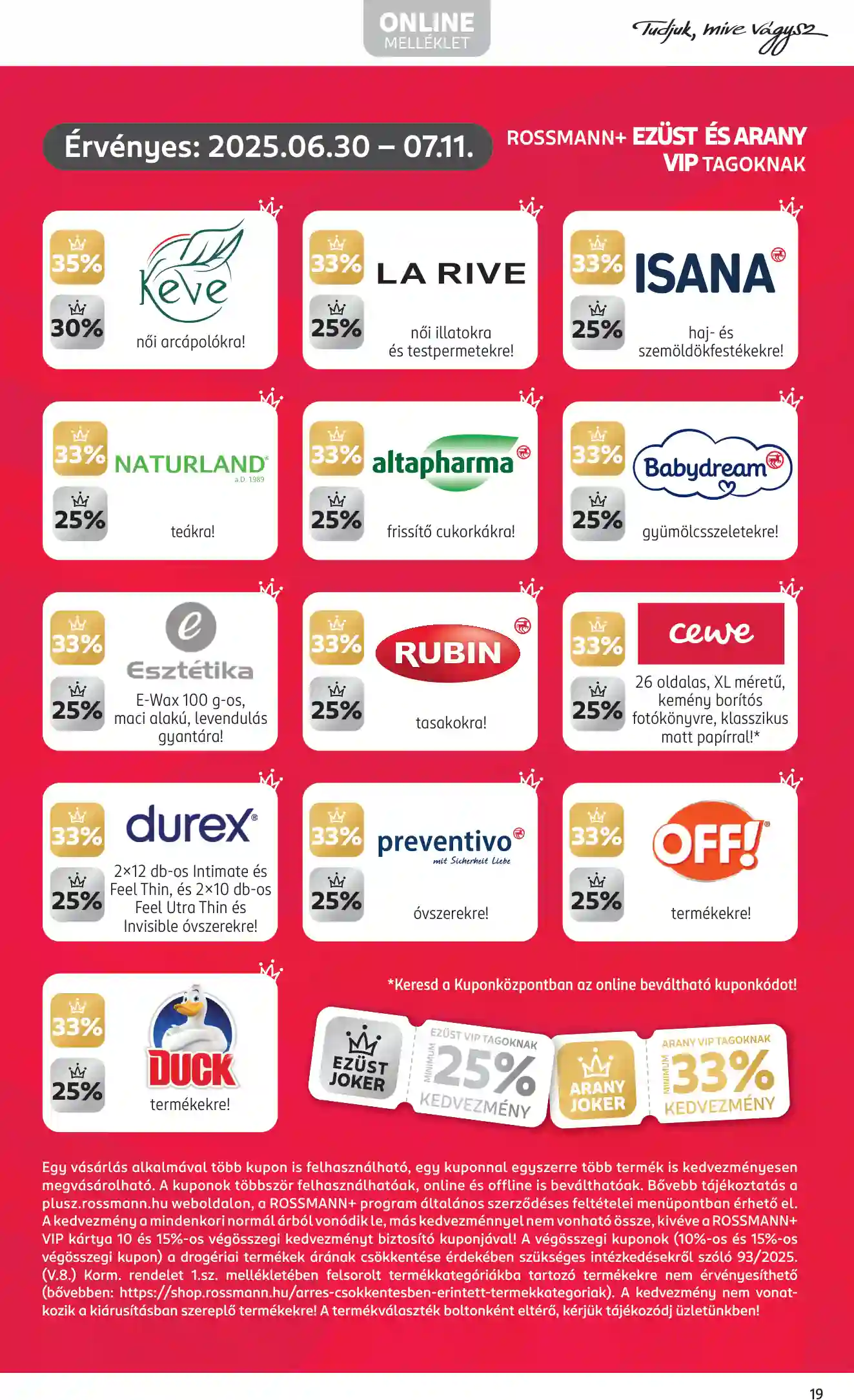 Rossmann akciós újság 27. hét (14 oldal)