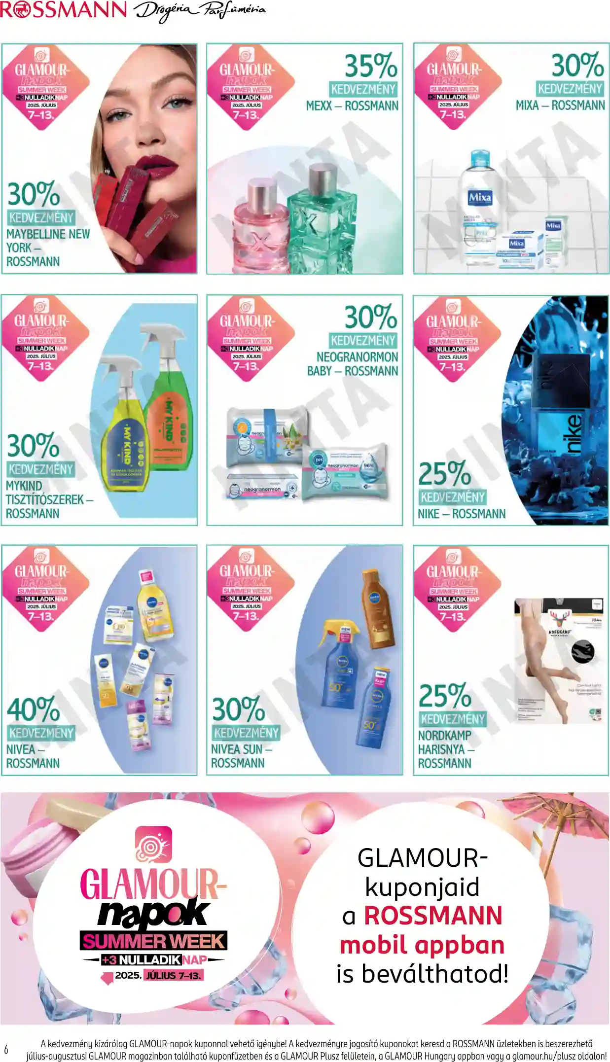 Rossmann akciós újság 28. hét (6 oldal)