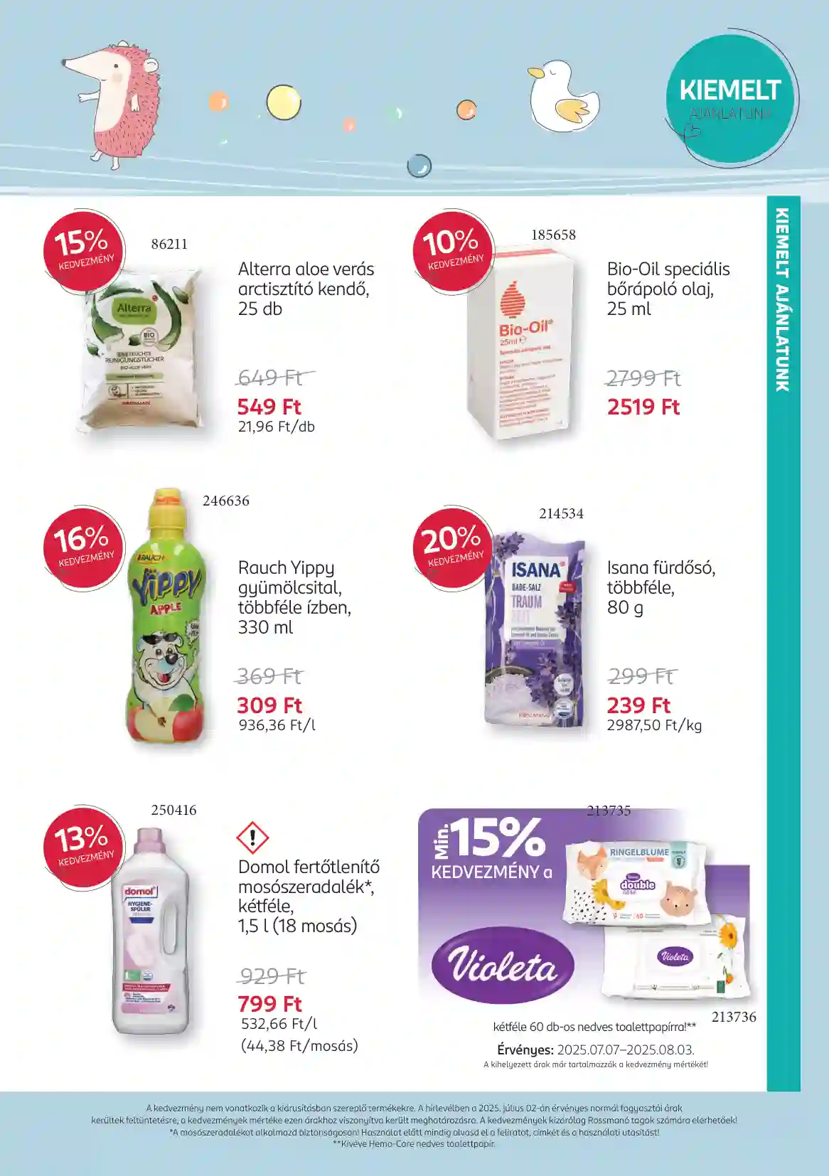 Rossmann akciós újság 28. hét (5 oldal)