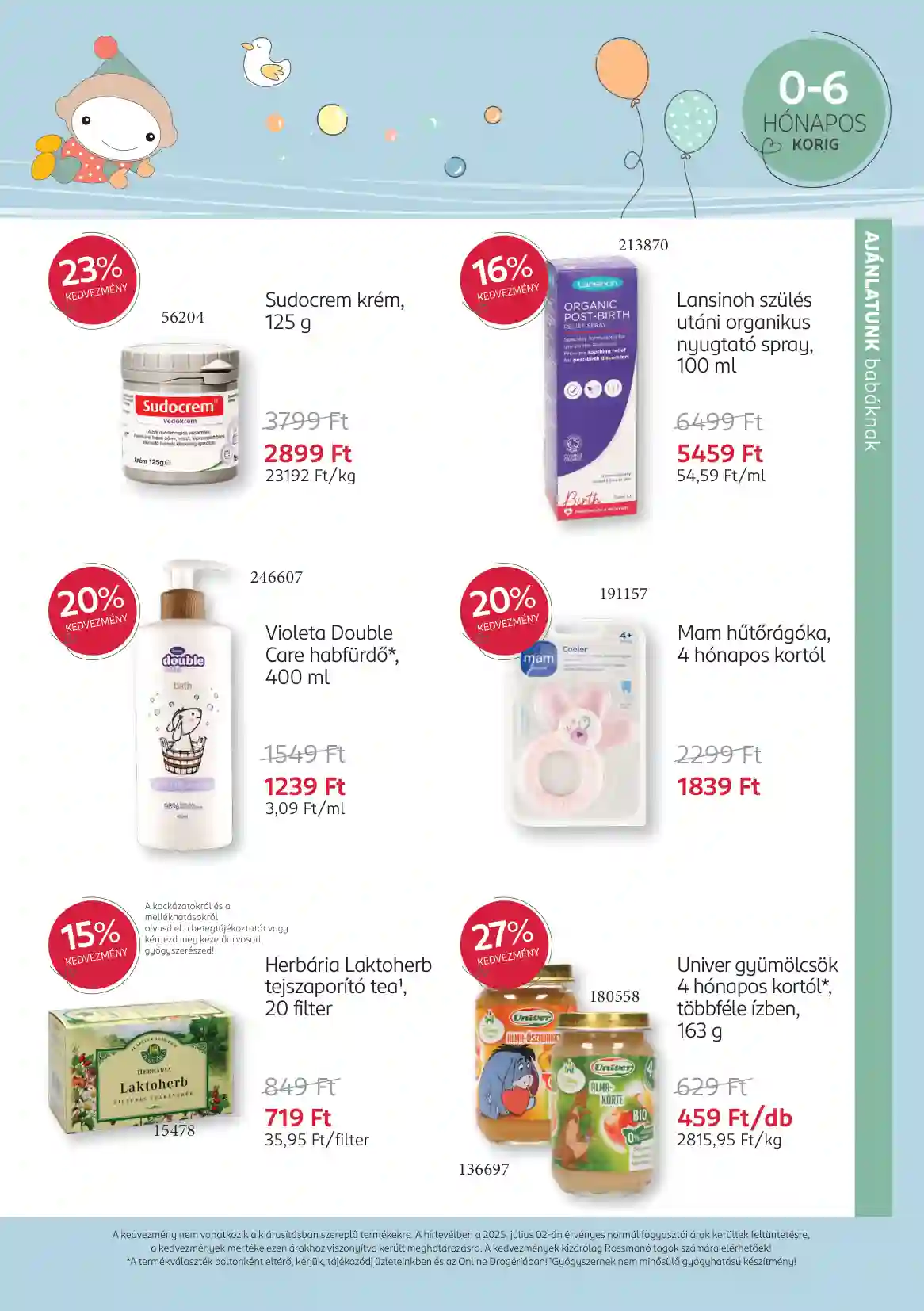 Rossmann akciós újság 28. hét (9 oldal)