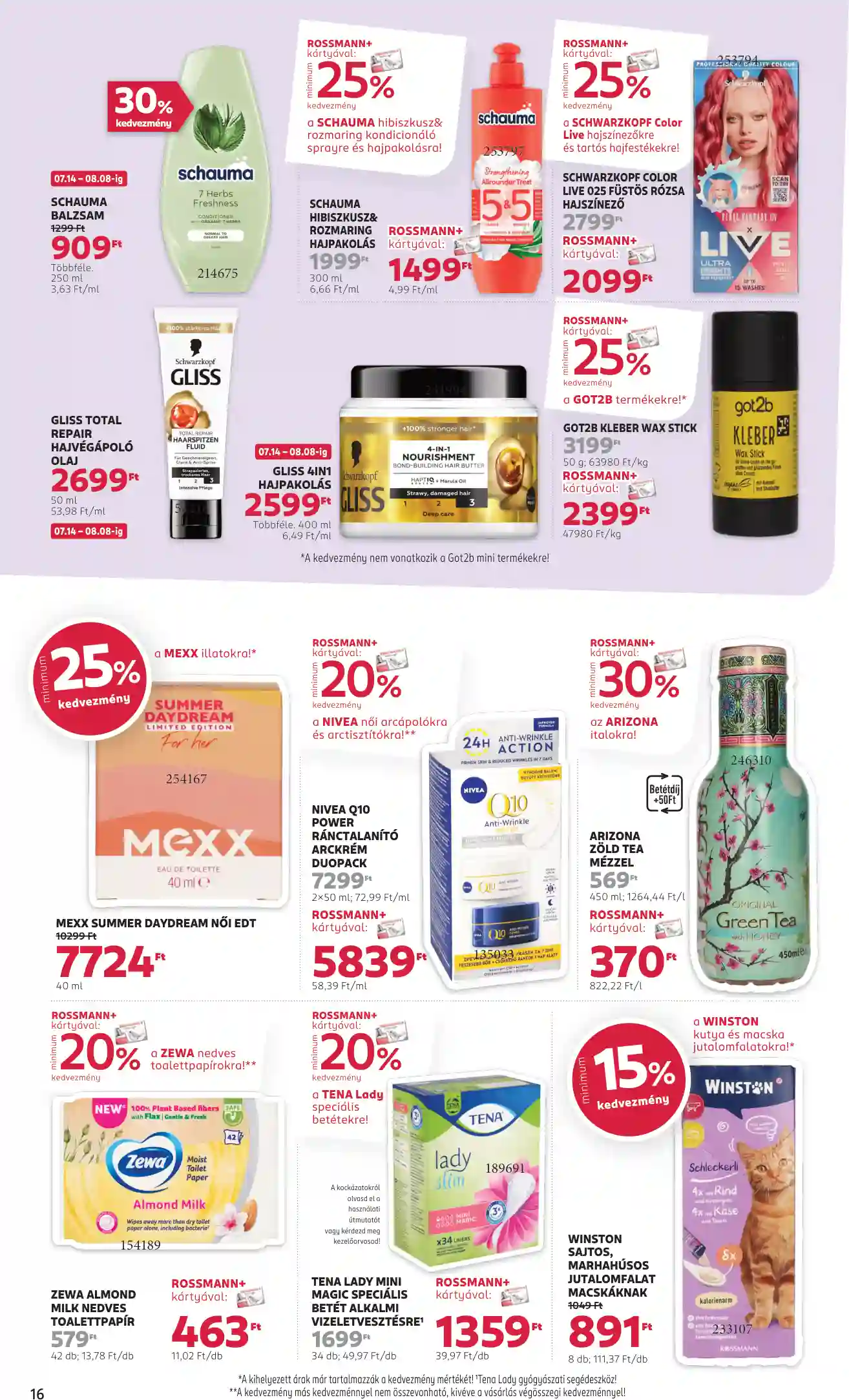 Rossmann akciós újság 29. hét (10 oldal)