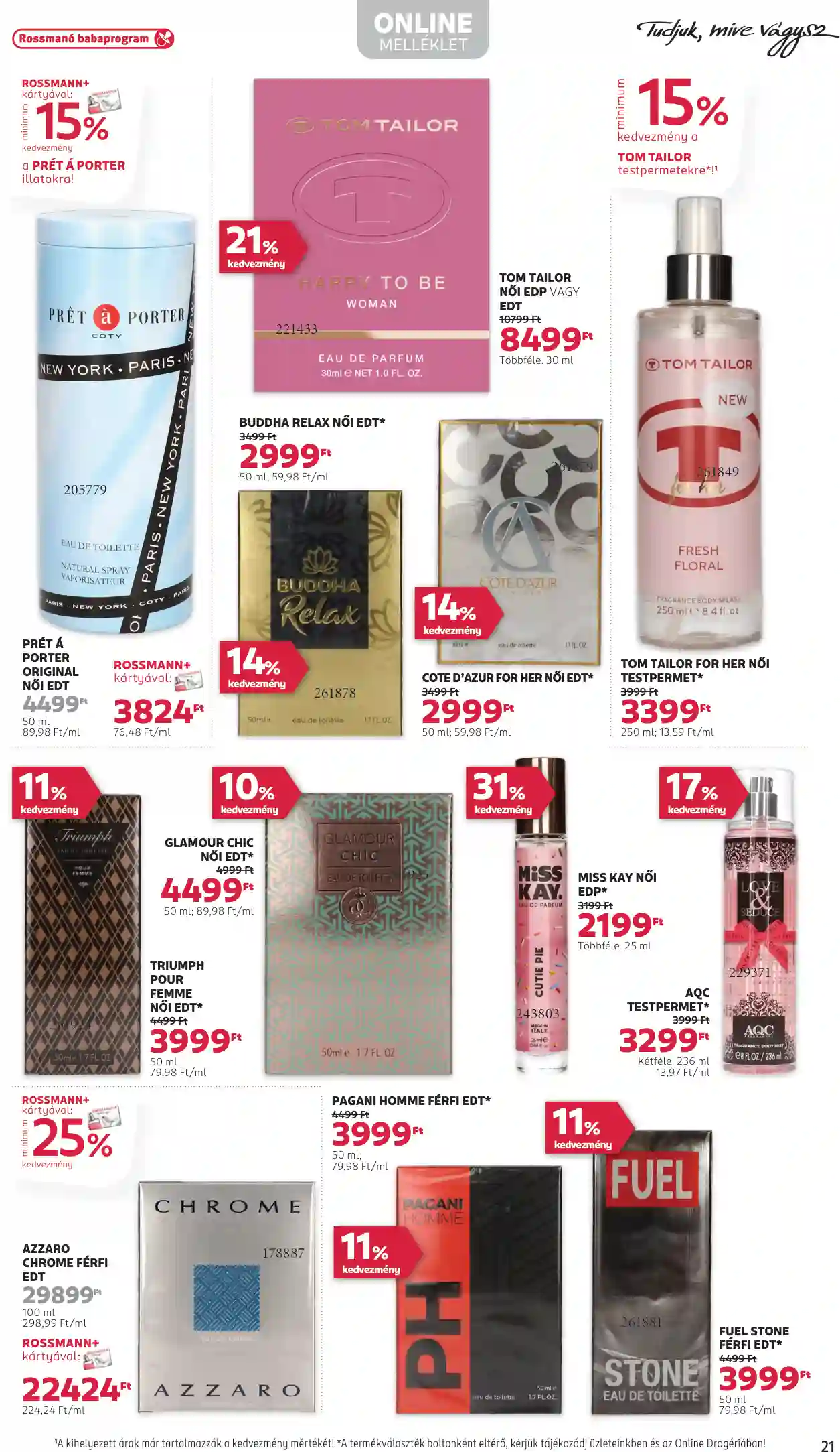 Rossmann akciós újság 29. hét (16 oldal)