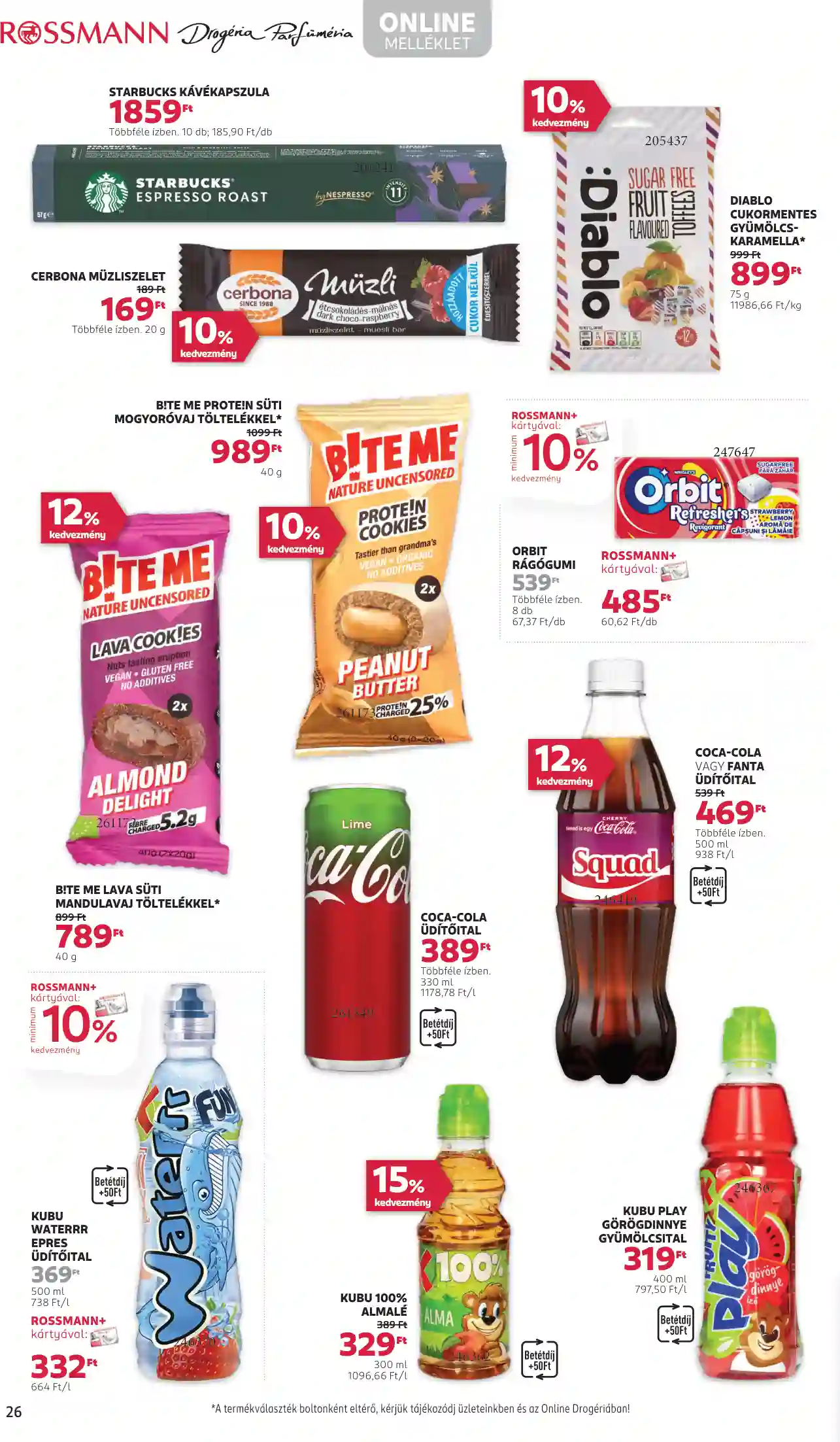Rossmann akciós újság 29. hét (21 oldal)