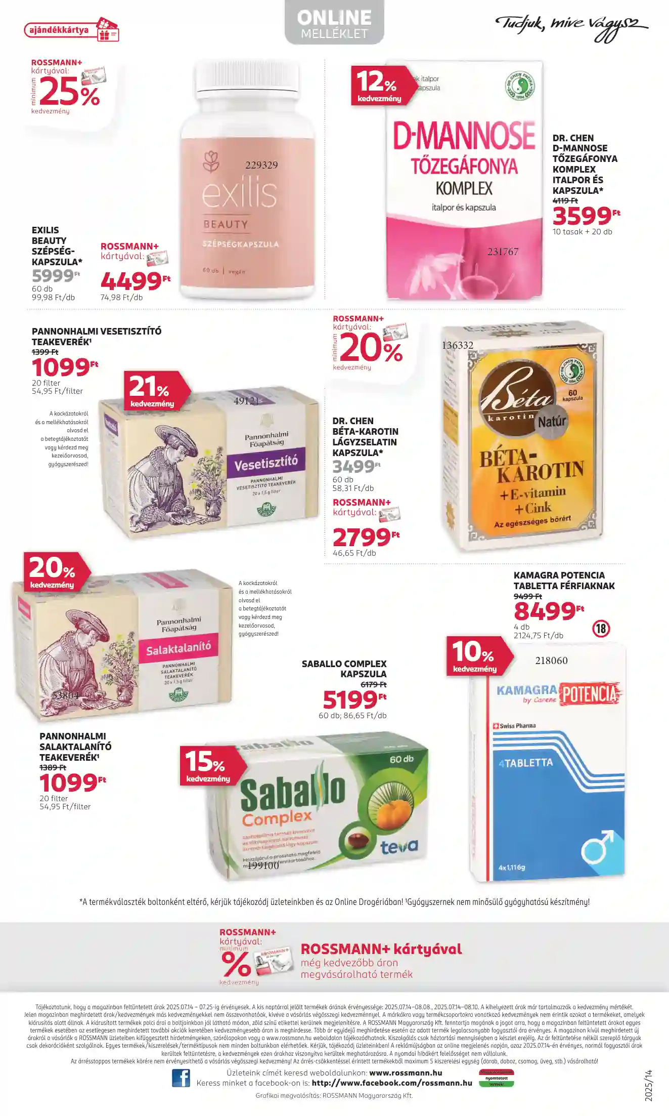 Rossmann akciós újság 29. hét (22 oldal)