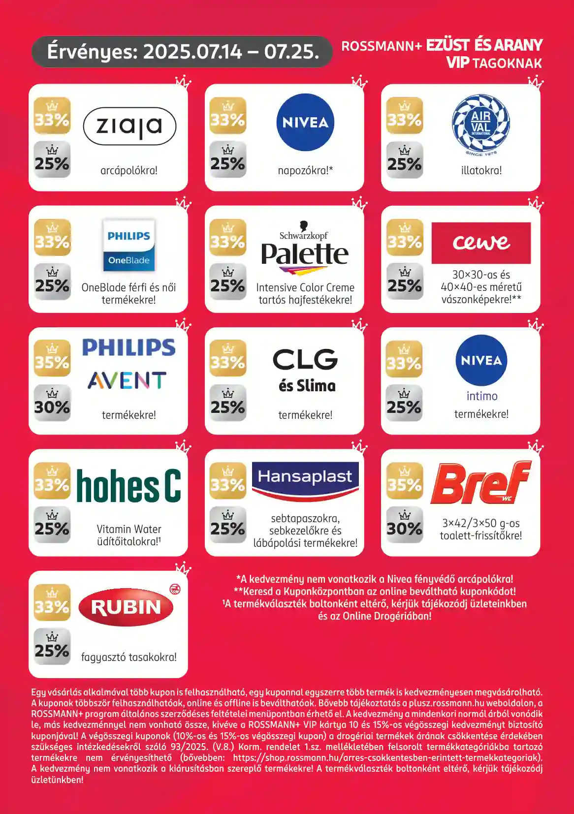 Rossmann akciós újság 29. hét (3 oldal)