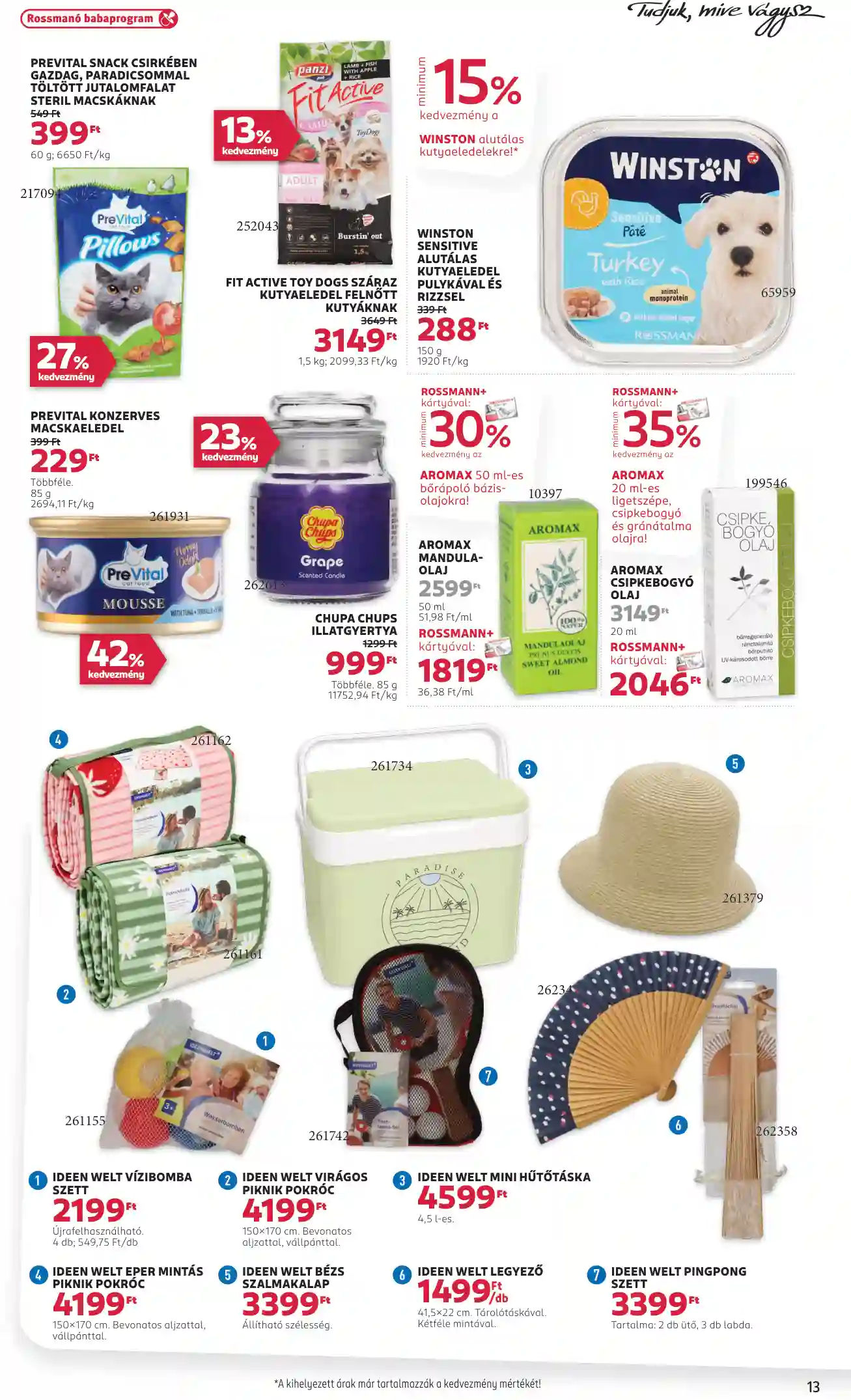 Rossmann akciós újság 31. hét (7 oldal)