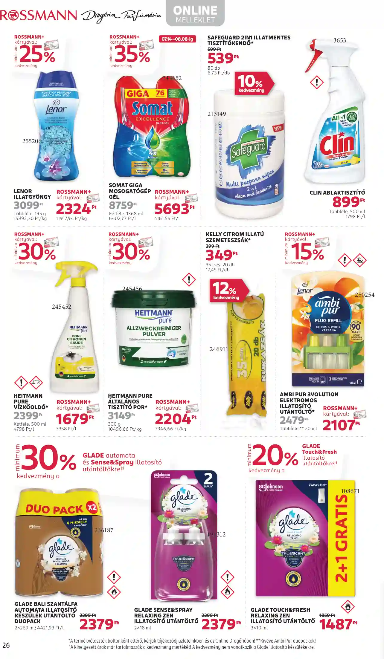 Rossmann akciós újság 31. hét (21 oldal)