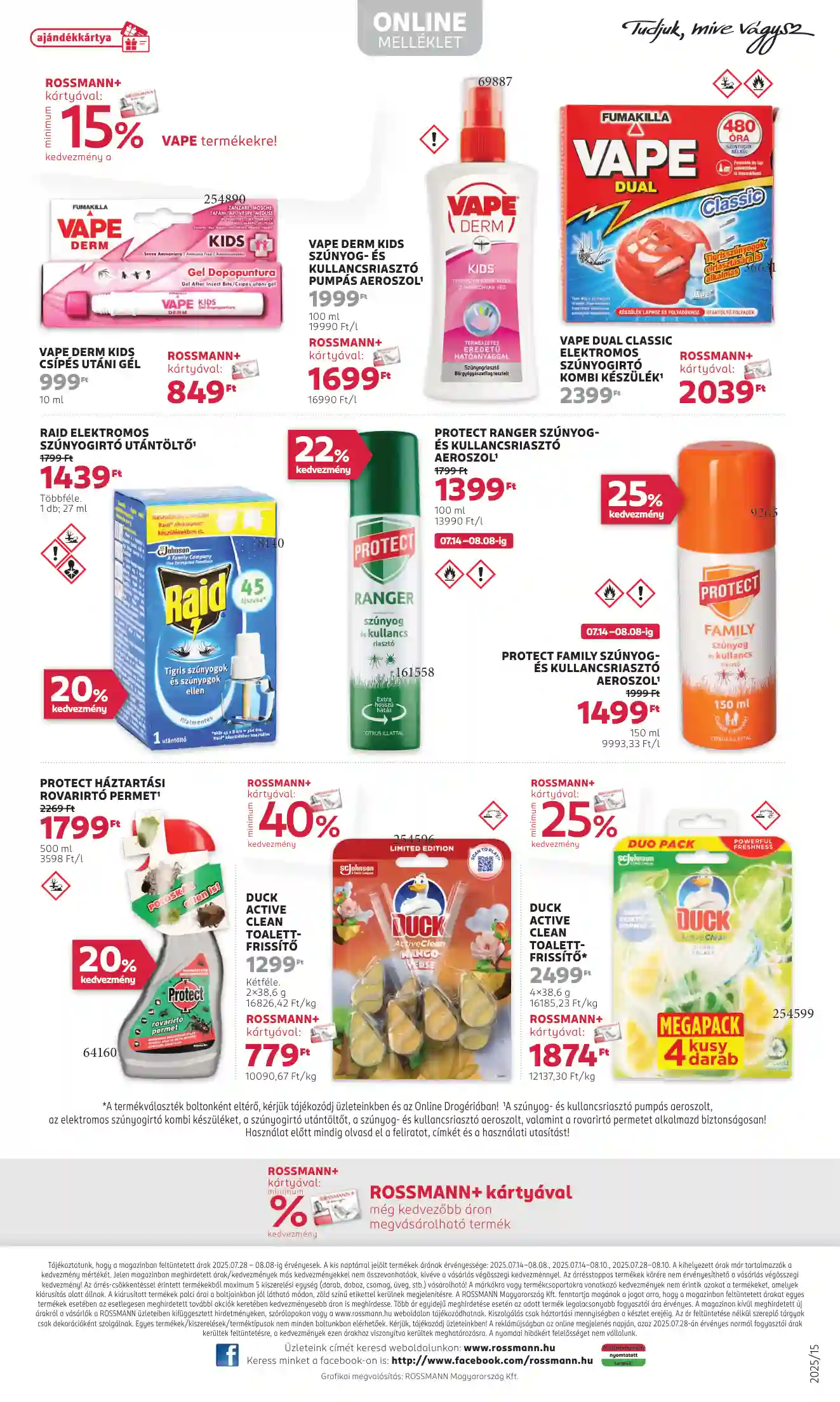 Rossmann akciós újság 31. hét (22 oldal)