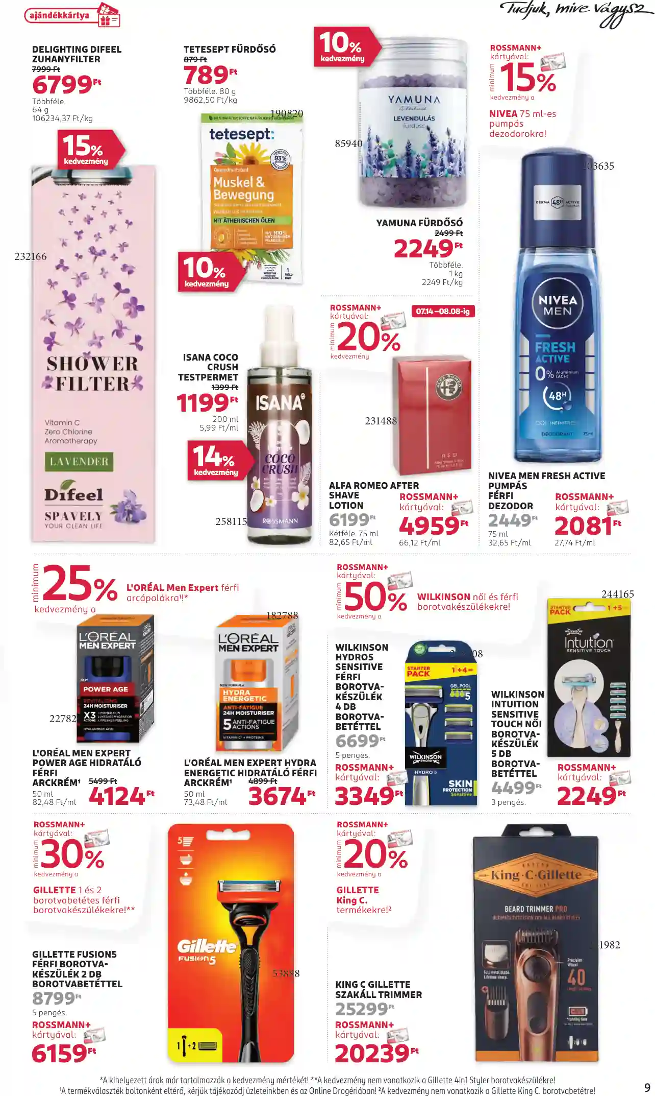 Rossmann akciós újság 31. hét (30 oldal)