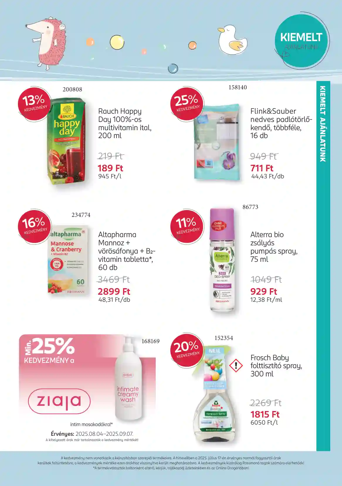 Rossmann akciós újság 32. hét (5 oldal)