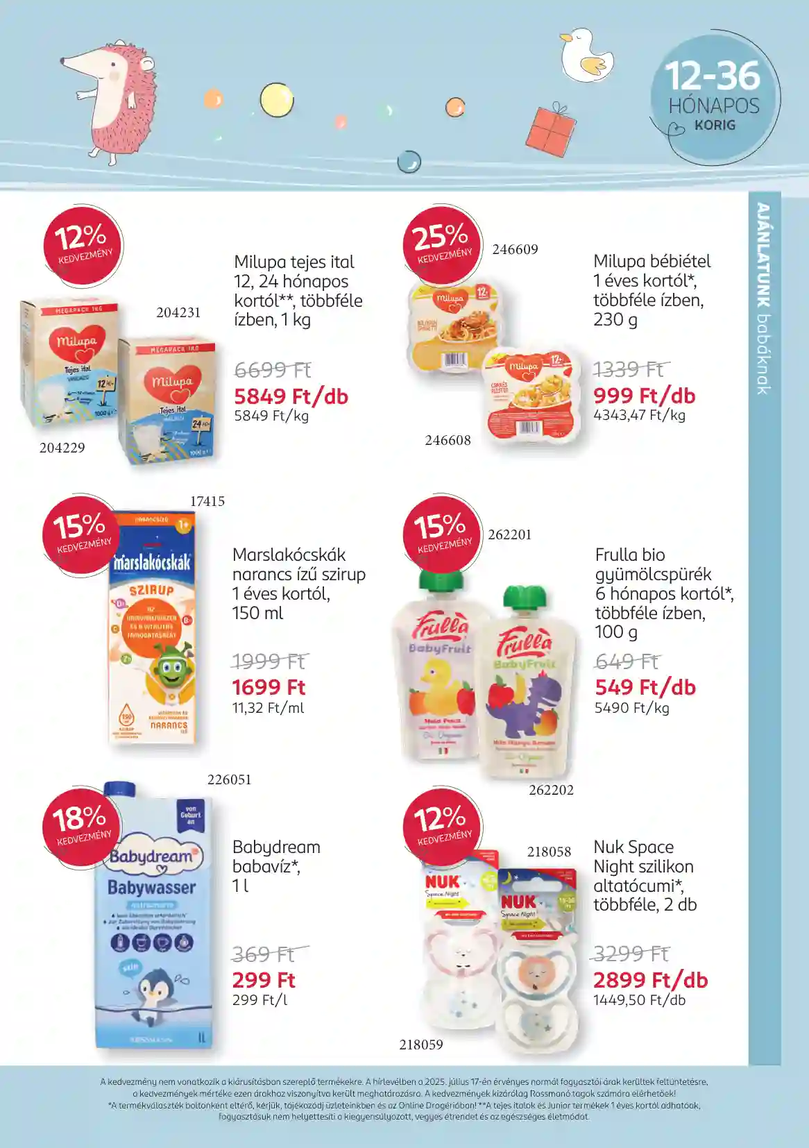 Rossmann akciós újság 32. hét (11 oldal)