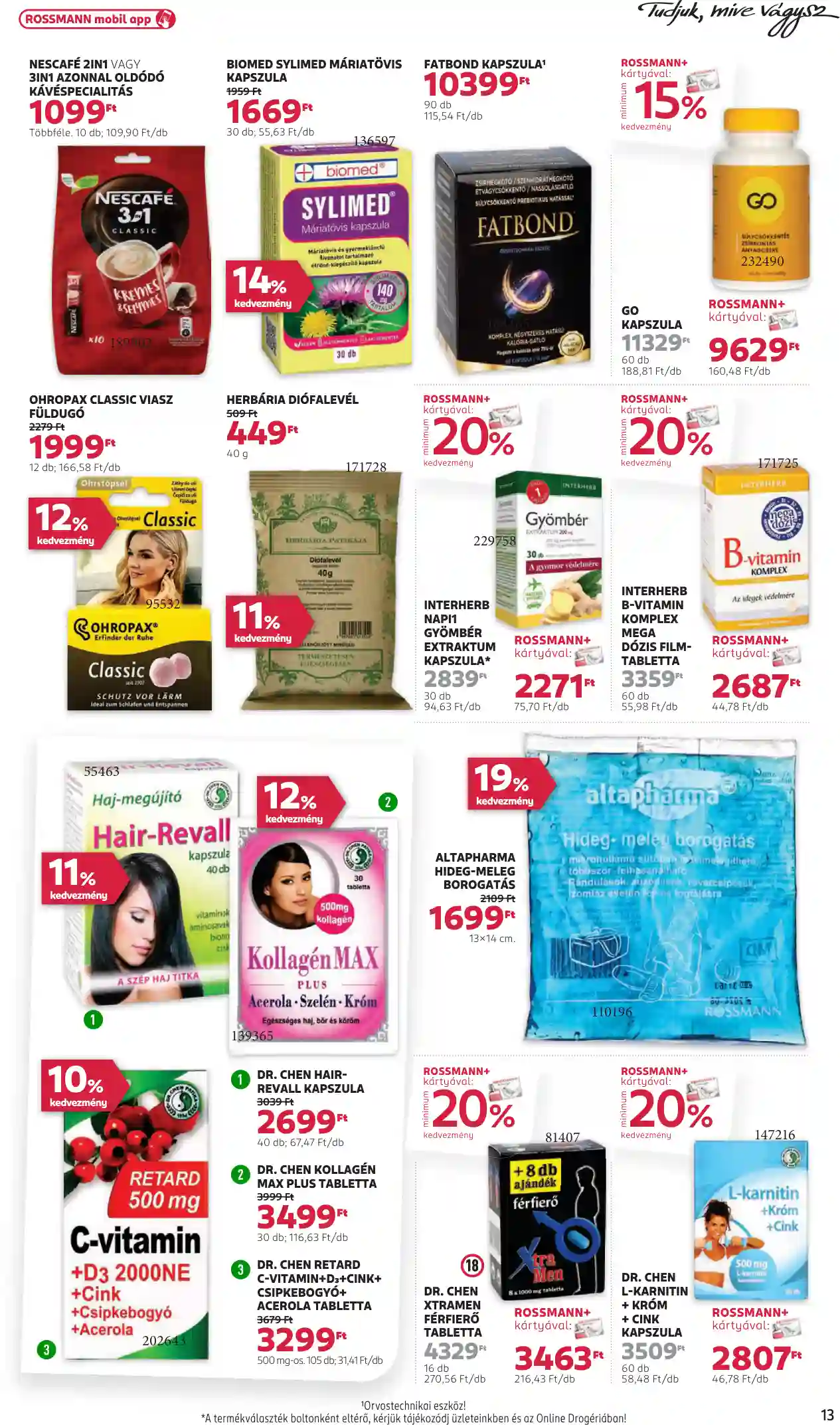 Rossmann akciós újság 33. hét (7 oldal)