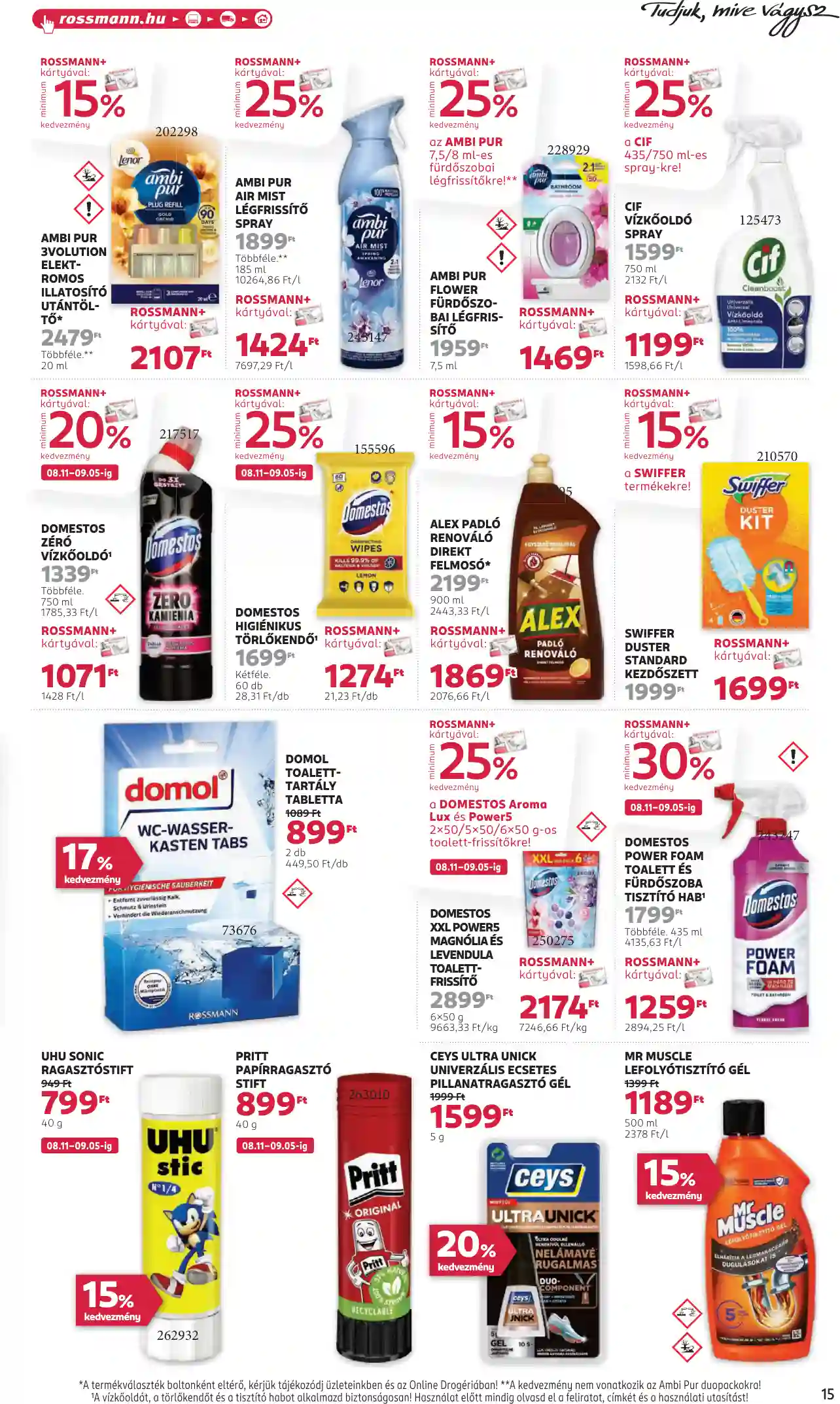 Rossmann akciós újság 33. hét (9 oldal)