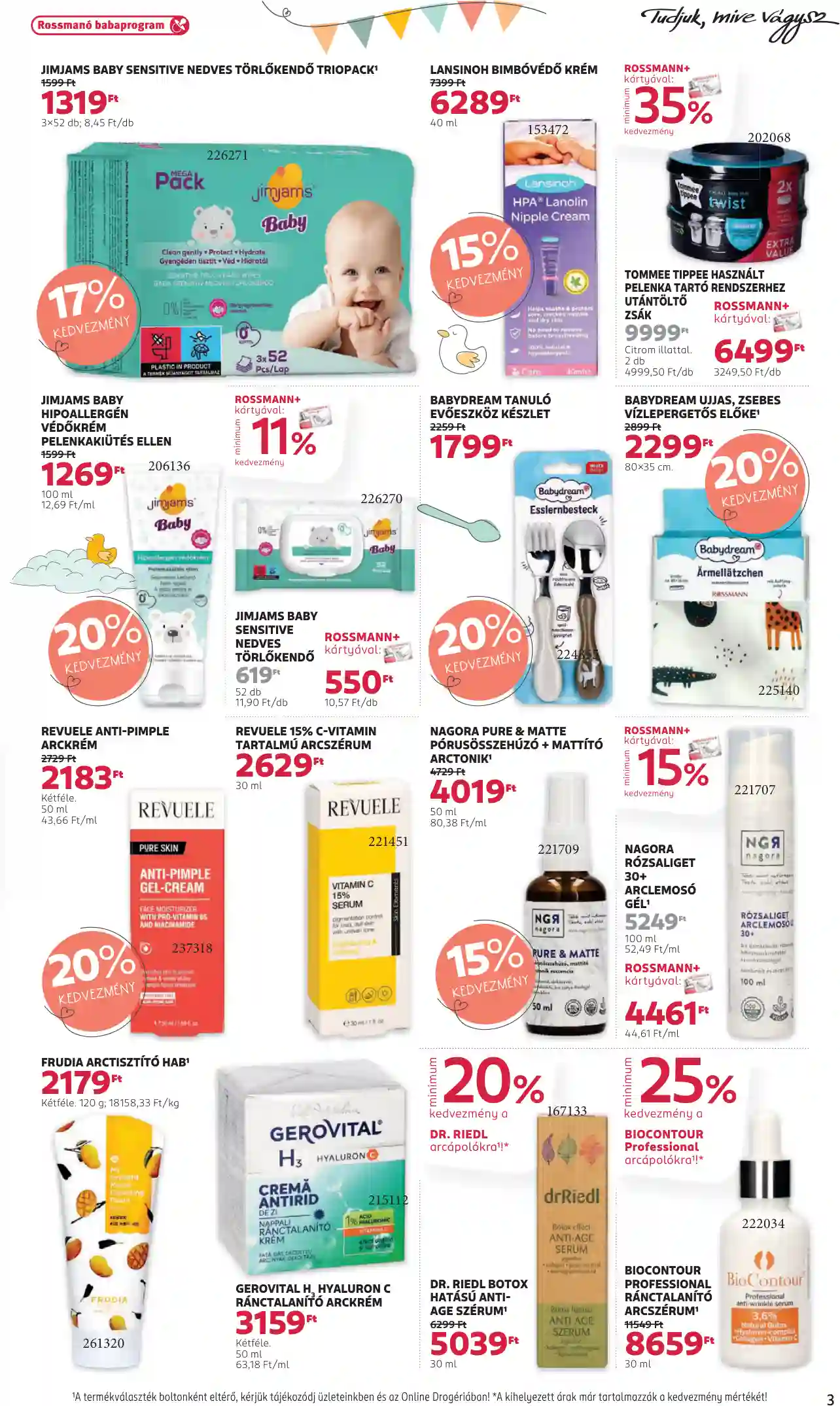 Rossmann akciós újság 33. hét (13 oldal)