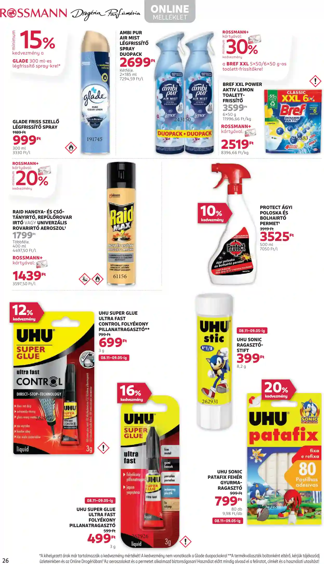 Rossmann akciós újság 33. hét (21 oldal)