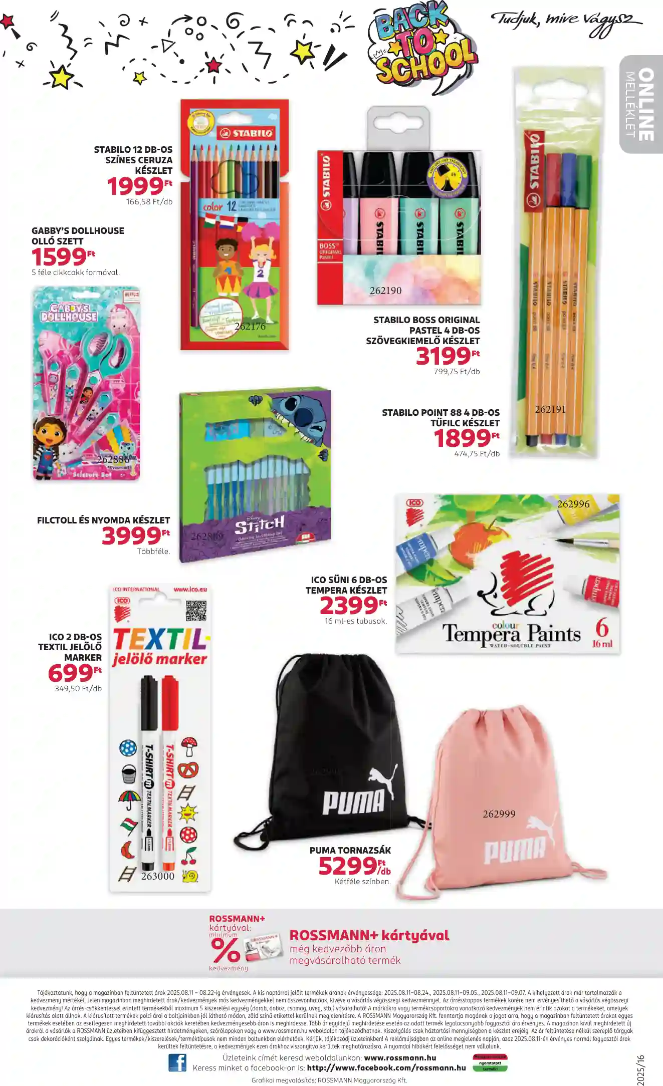 Rossmann akciós újság 33. hét (25 oldal)