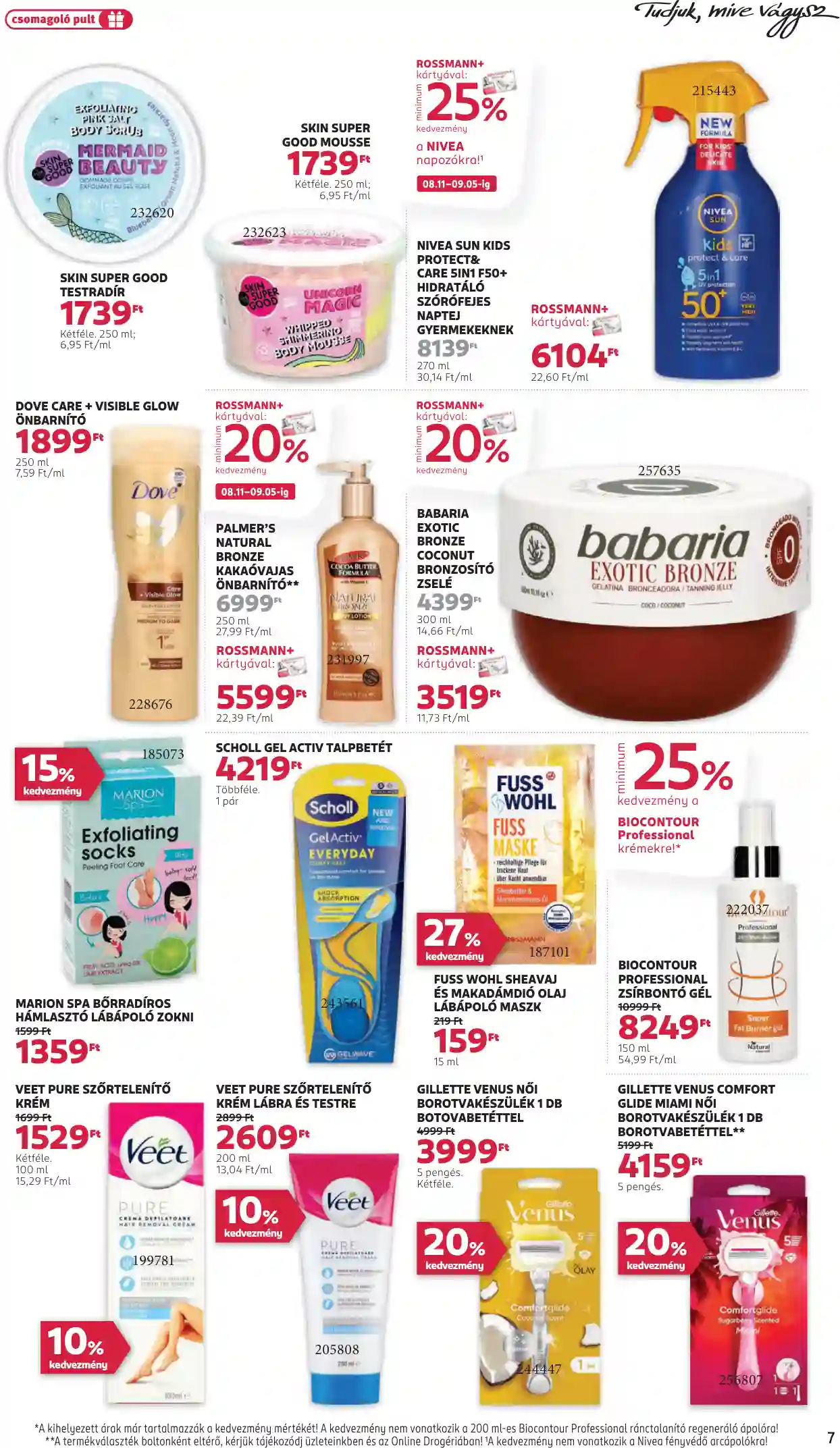 Rossmann akciós újság 33. hét (30 oldal)