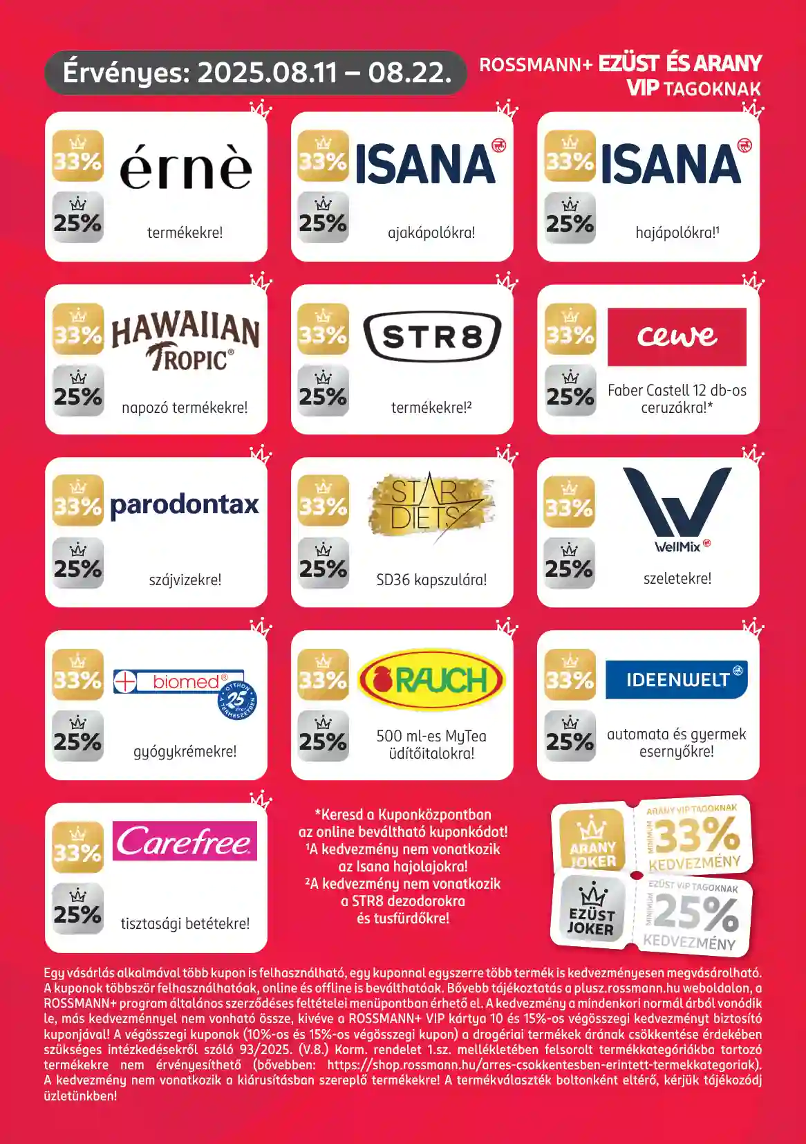 Rossmann akciós újság 33. hét (3 oldal)