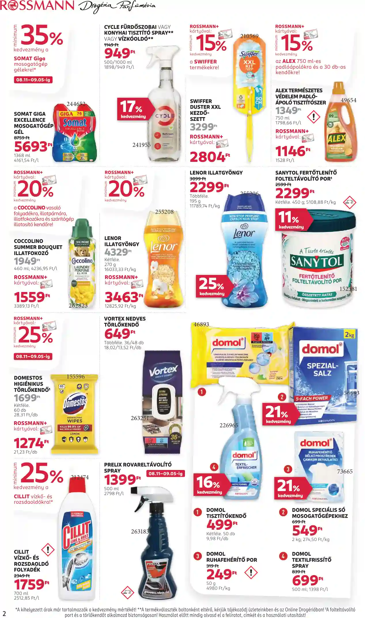 Rossmann akciós újság 35. hét (2 oldal)
