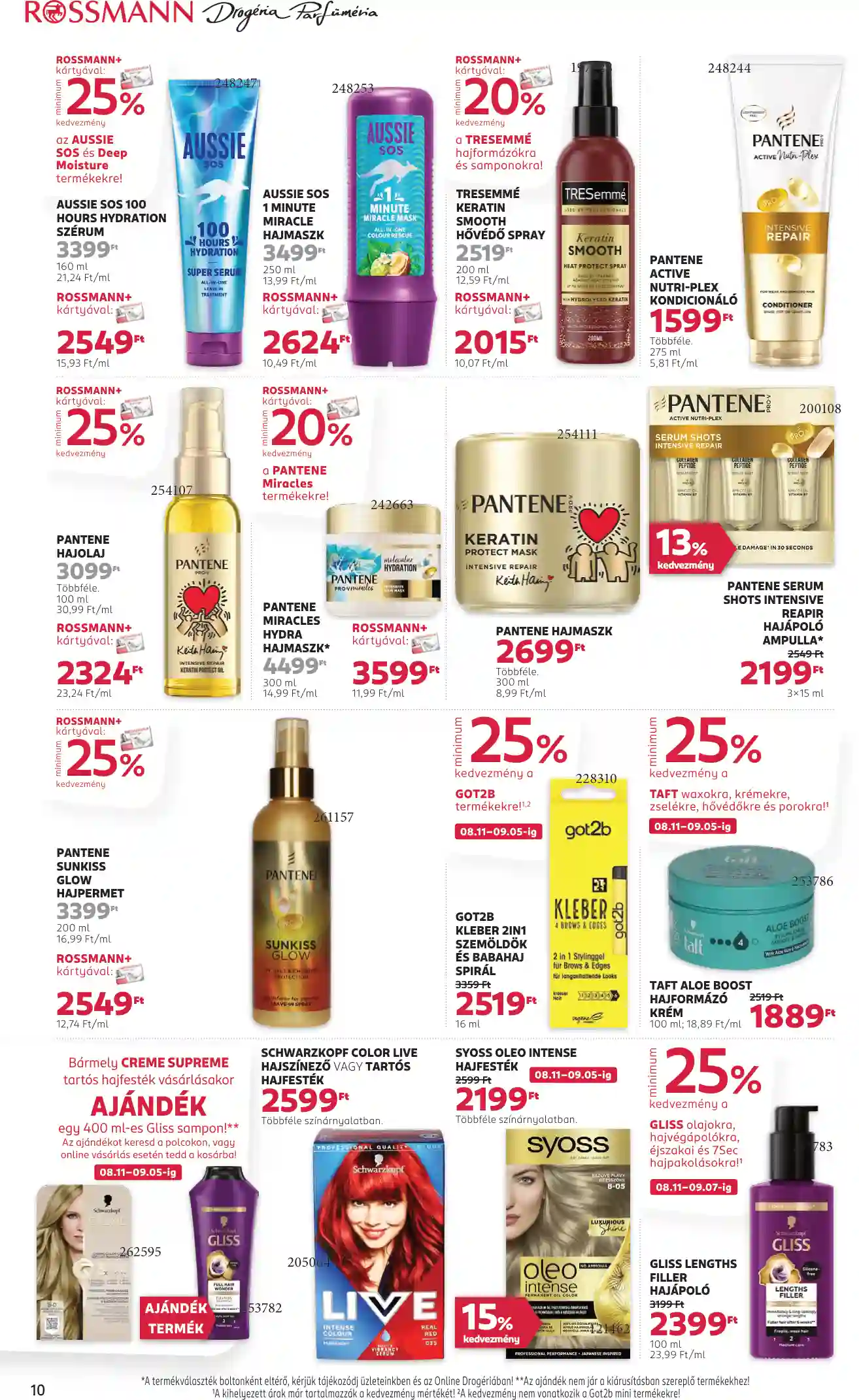 Rossmann akciós újság 35. hét (4 oldal)