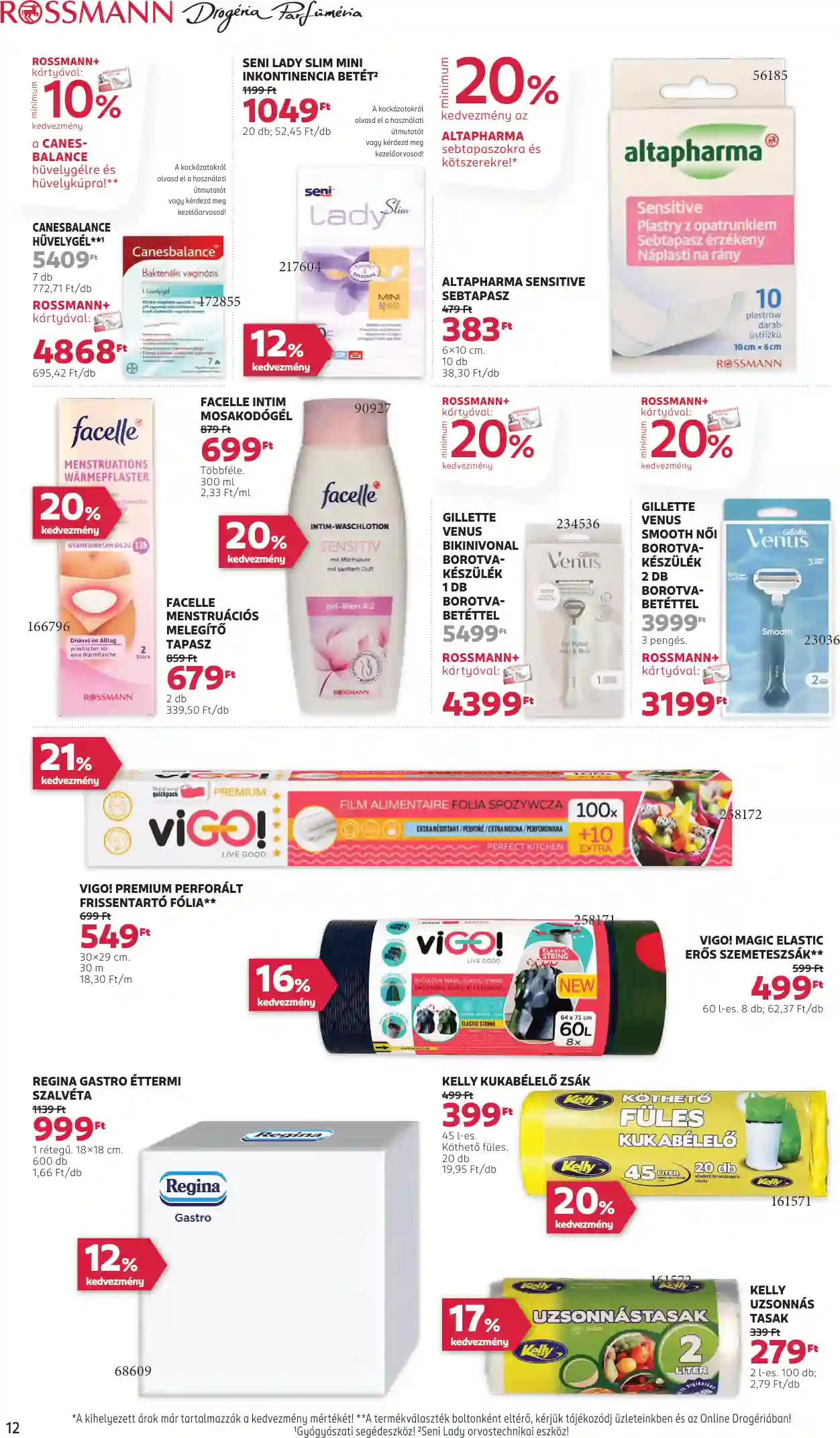 Rossmann akciós újság 35. hét (6 oldal)