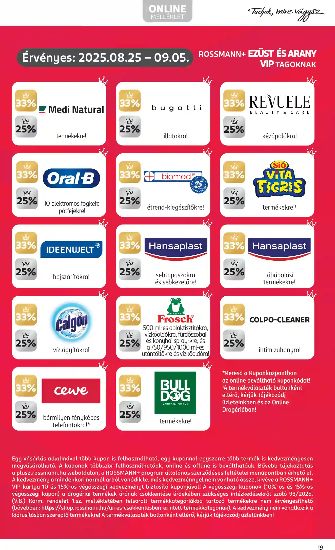 Rossmann akciós újság 35. hét (14 oldal)