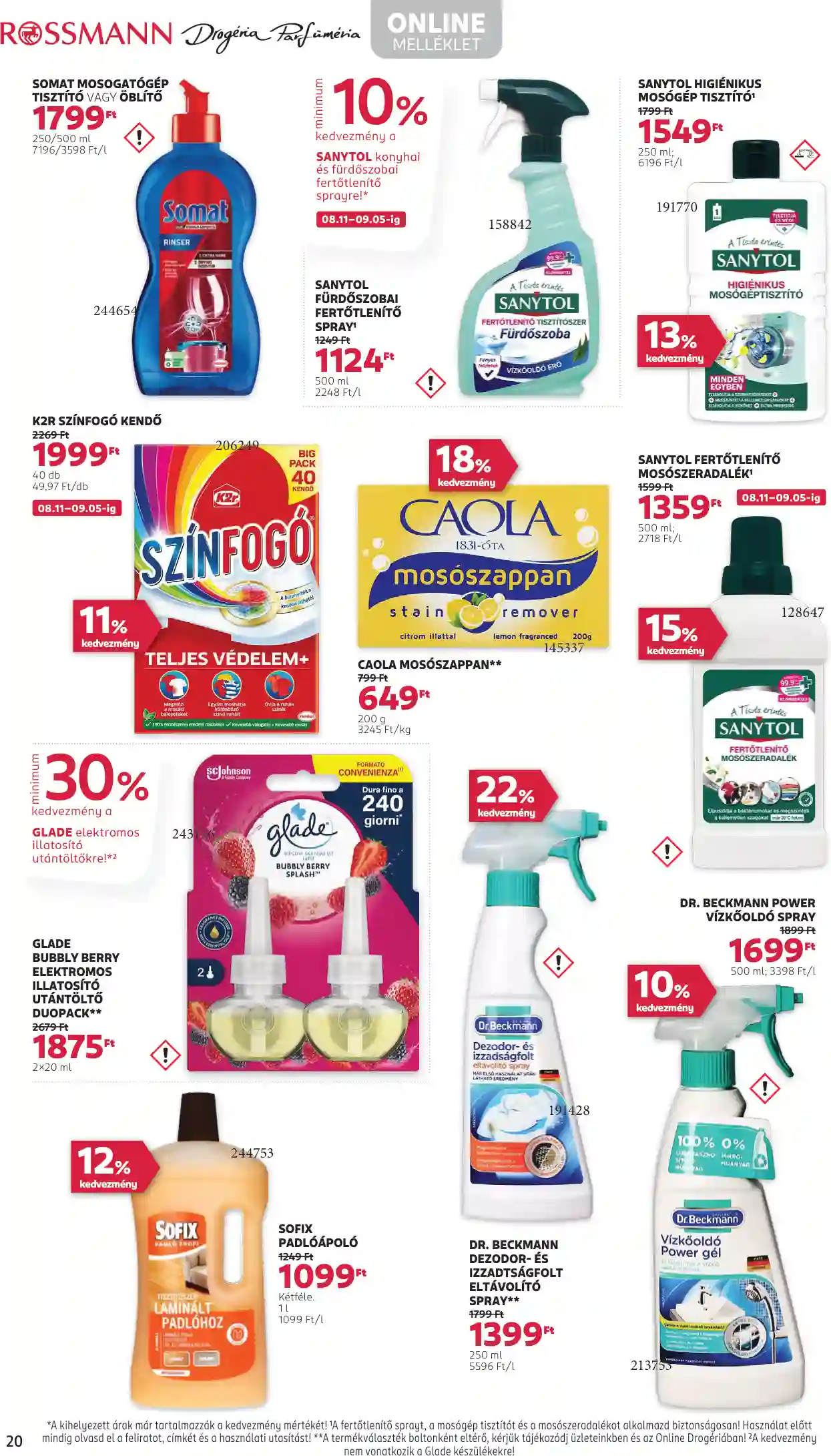 Rossmann akciós újság 35. hét (15 oldal)
