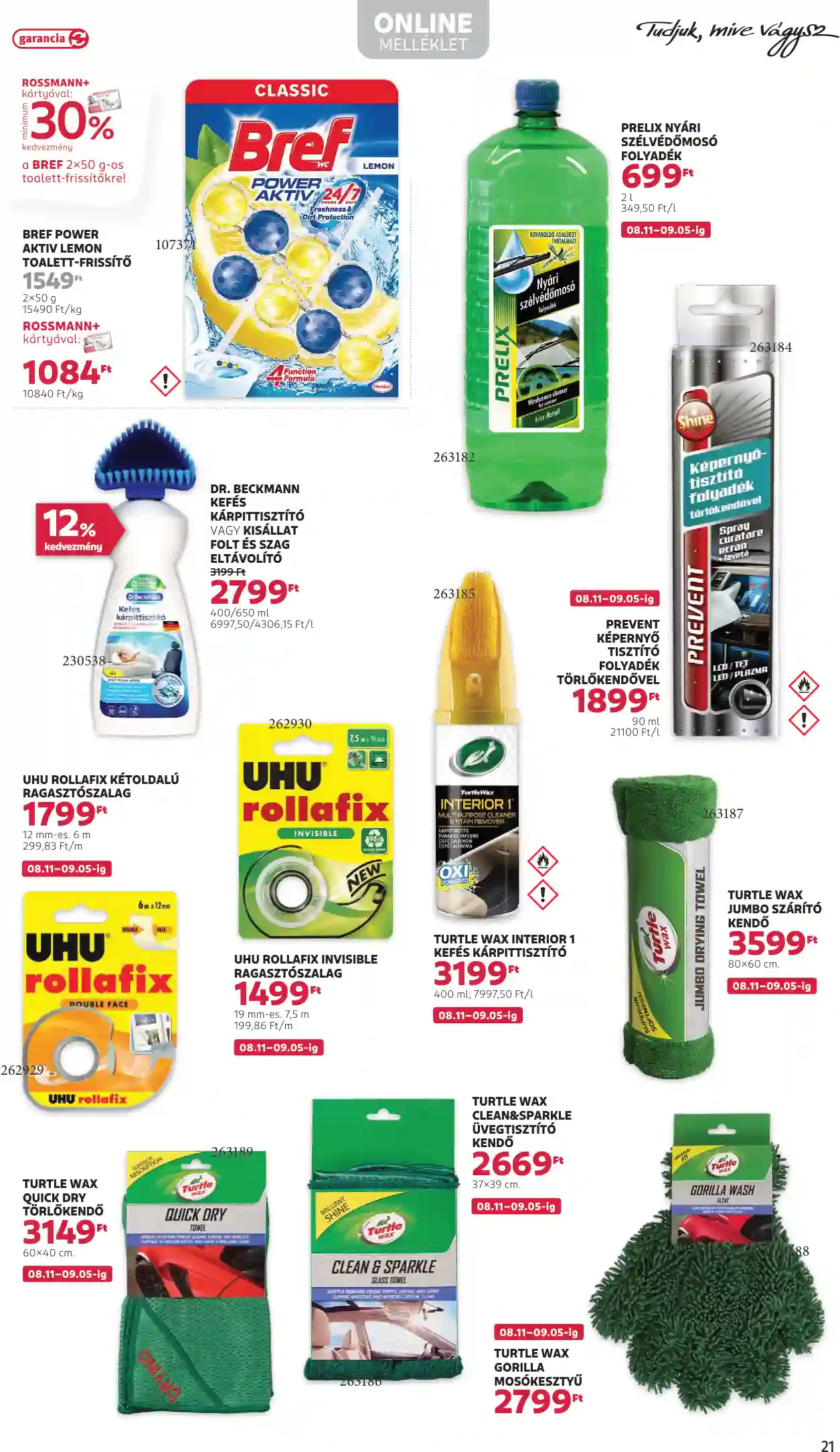 Rossmann akciós újság 35. hét (16 oldal)